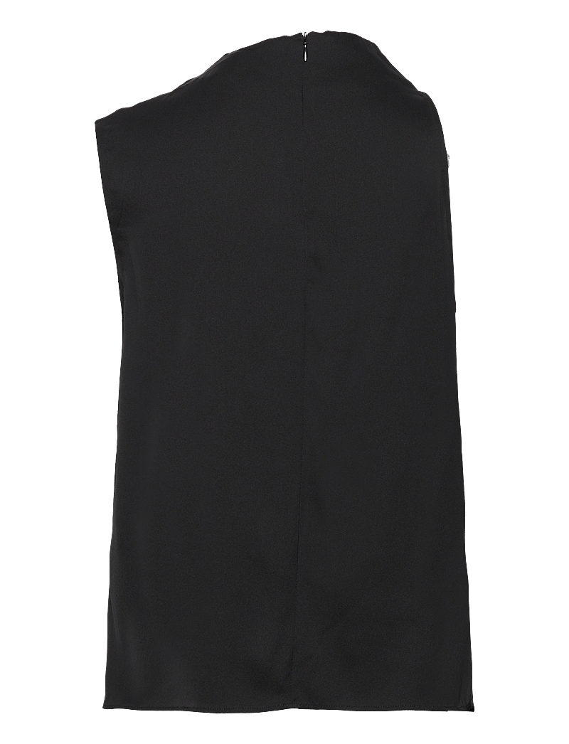 Ahlvar Gallery - Lima silk tank - Ärmellose blusen - black - 2
