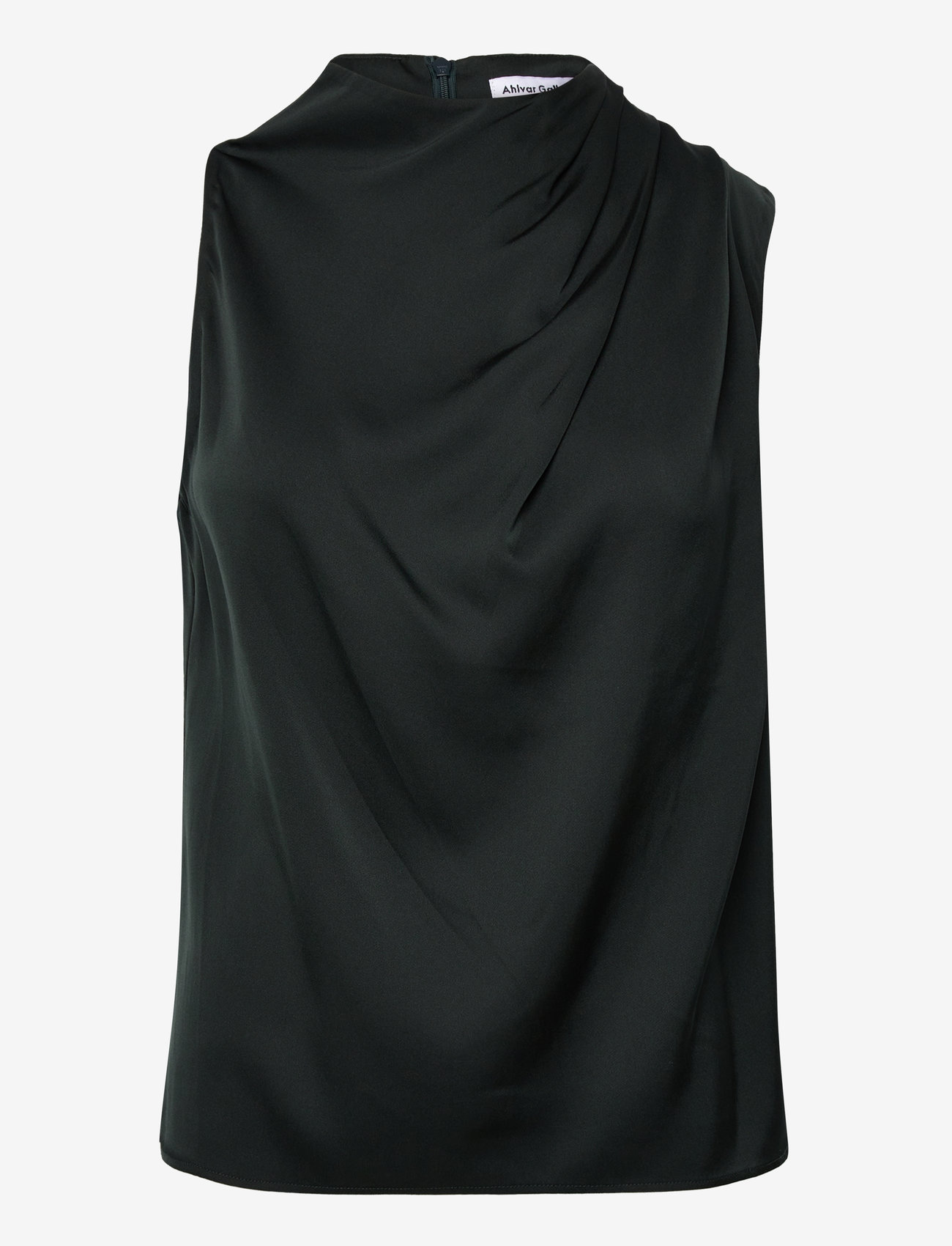 Ahlvar Gallery - Lima silk tank - Ærmeløse bluser - deep forest - 1