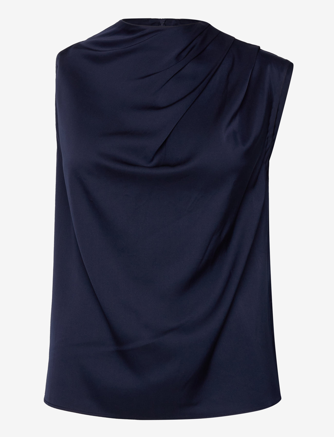 Ahlvar Gallery - Lima silk tank - Ärmlösa blusar - midnight blue - 0