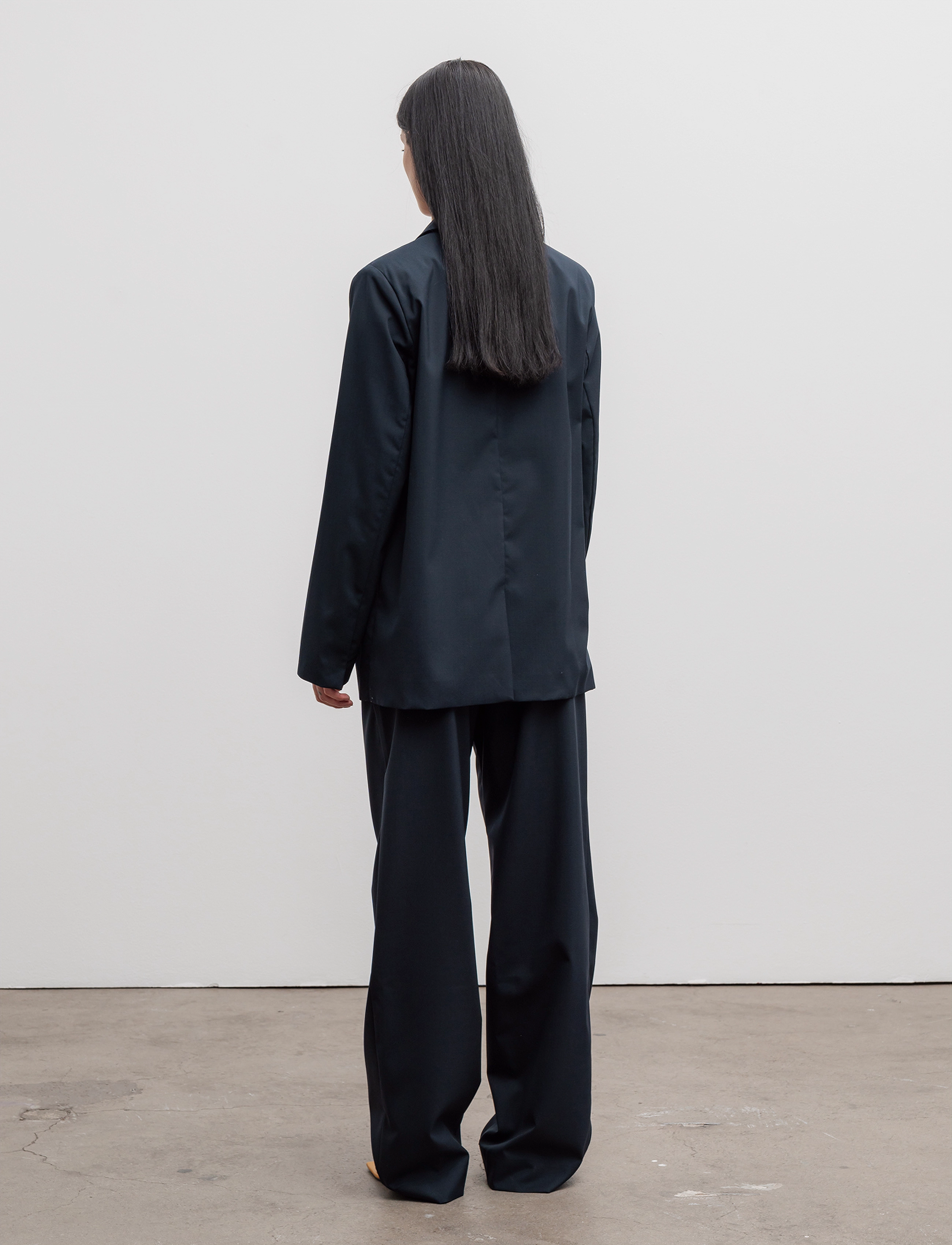 Ahlvar Gallery - Liv wool blazer - navy - 4