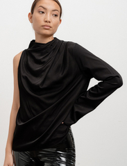 Ahlvar Gallery - Toki blouse - long-sleeved blouses - black - 4