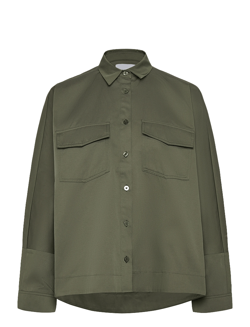 Ahlvar Gallery - Kaia over shirt - jeanshemden - olive green - 1