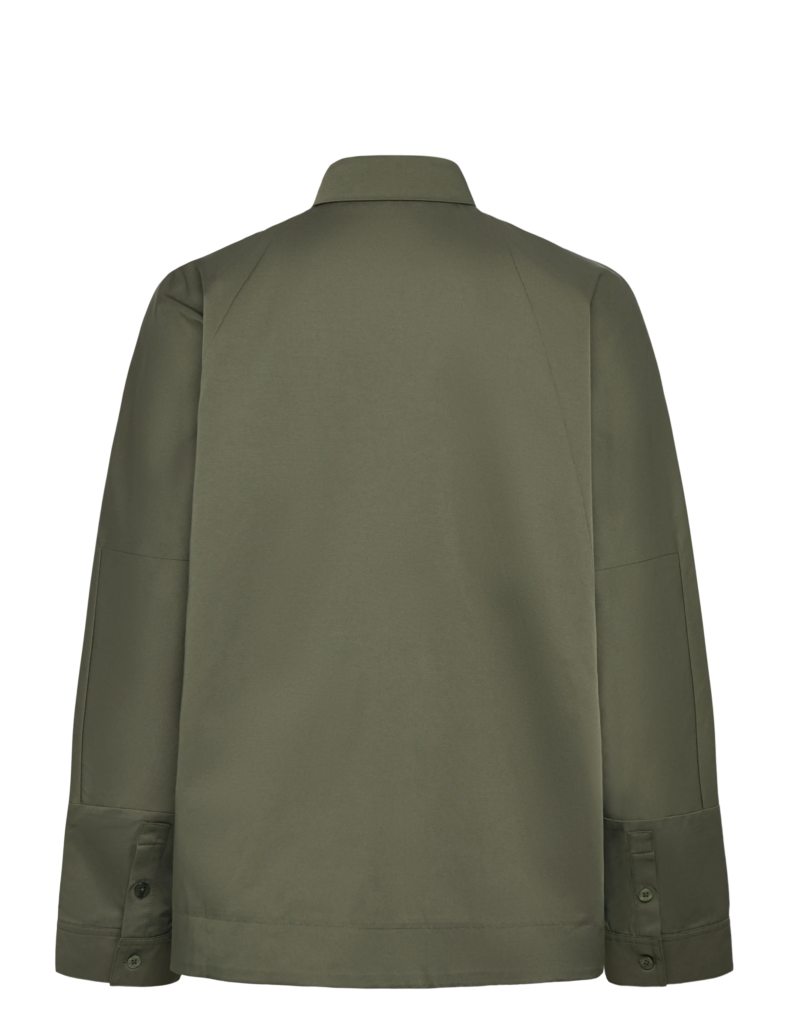 Ahlvar Gallery - Kaia over shirt - teksasärgid - olive green - 2