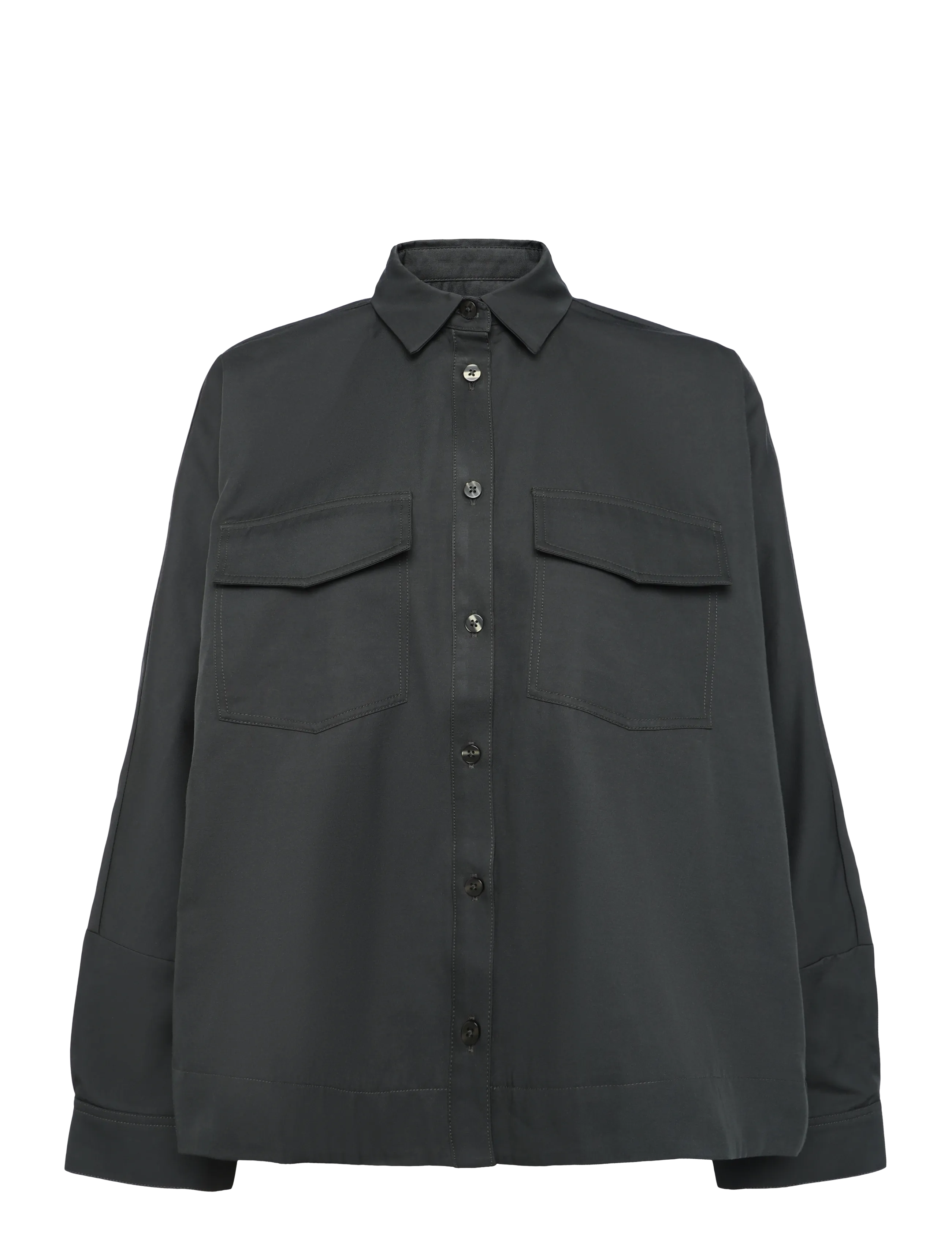 Ahlvar Gallery Kaia over shirt - Blouses & Shirts - WOOD / brown