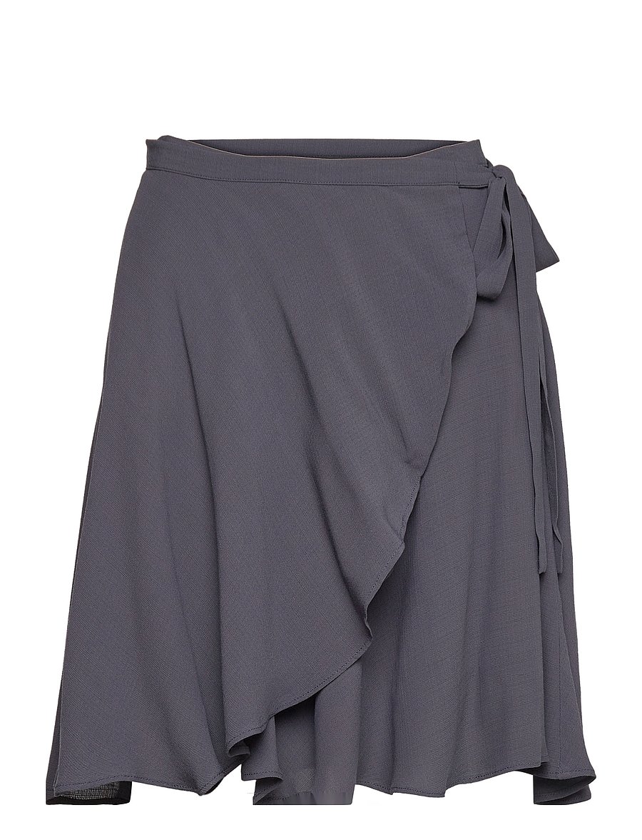 Ahlvar Gallery - Lizy linen skirt - blue grey - 0