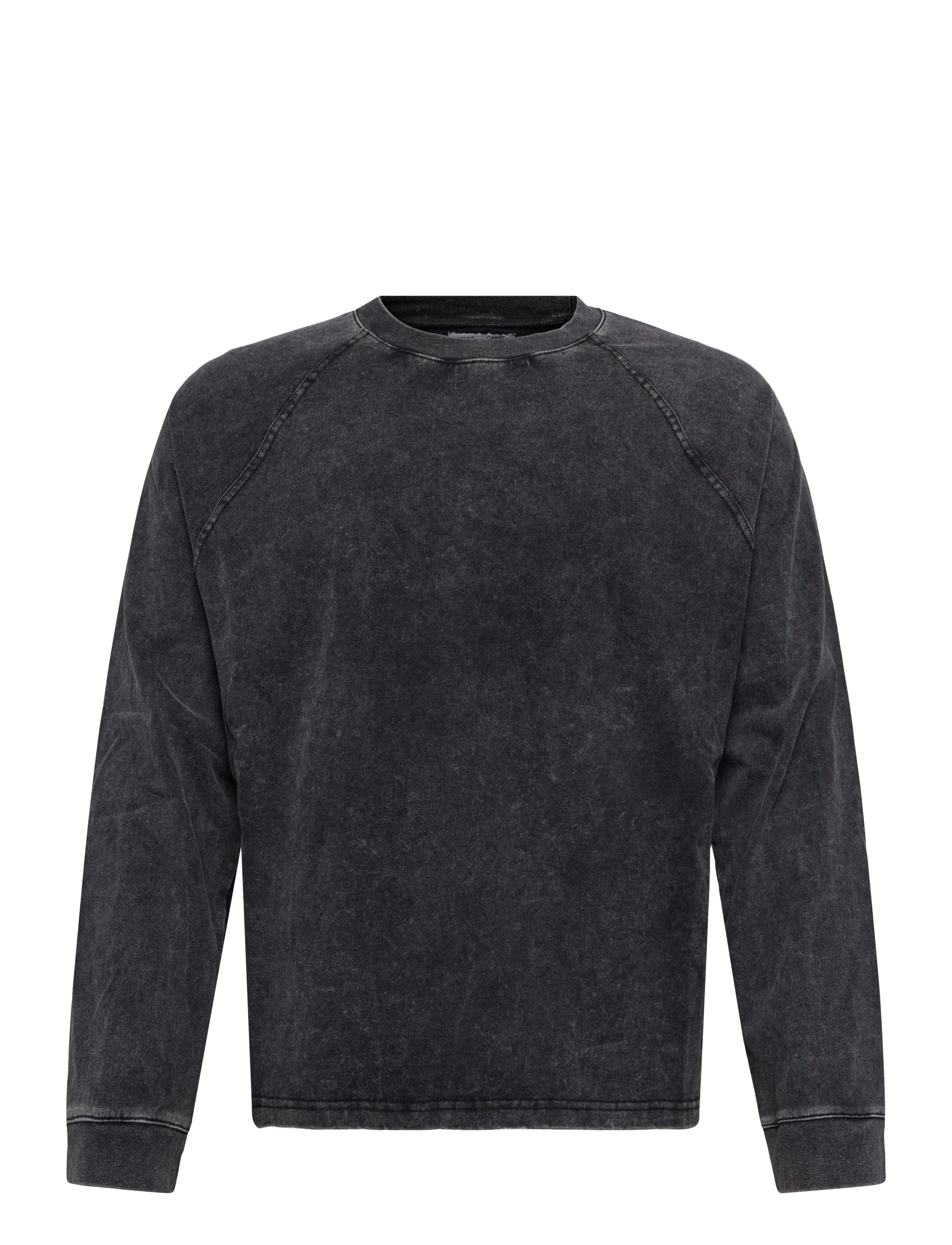 Ahlvar Gallery - Thelma LS tee - långärmade toppar - washed black - 1