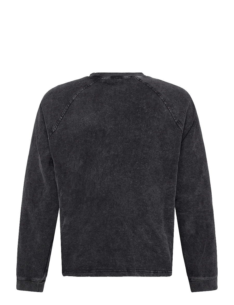 Ahlvar Gallery - Thelma LS tee - långärmade toppar - washed black - 2