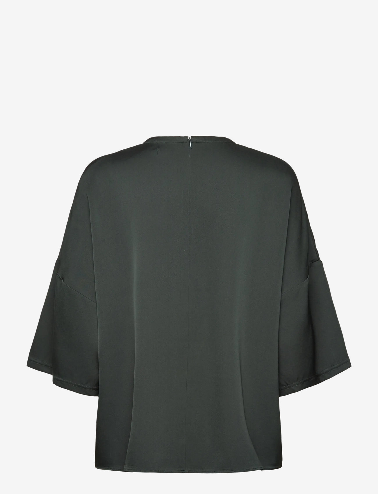 Ahlvar Gallery - Thess silk tee - sügisesed riided - deep forest - 1