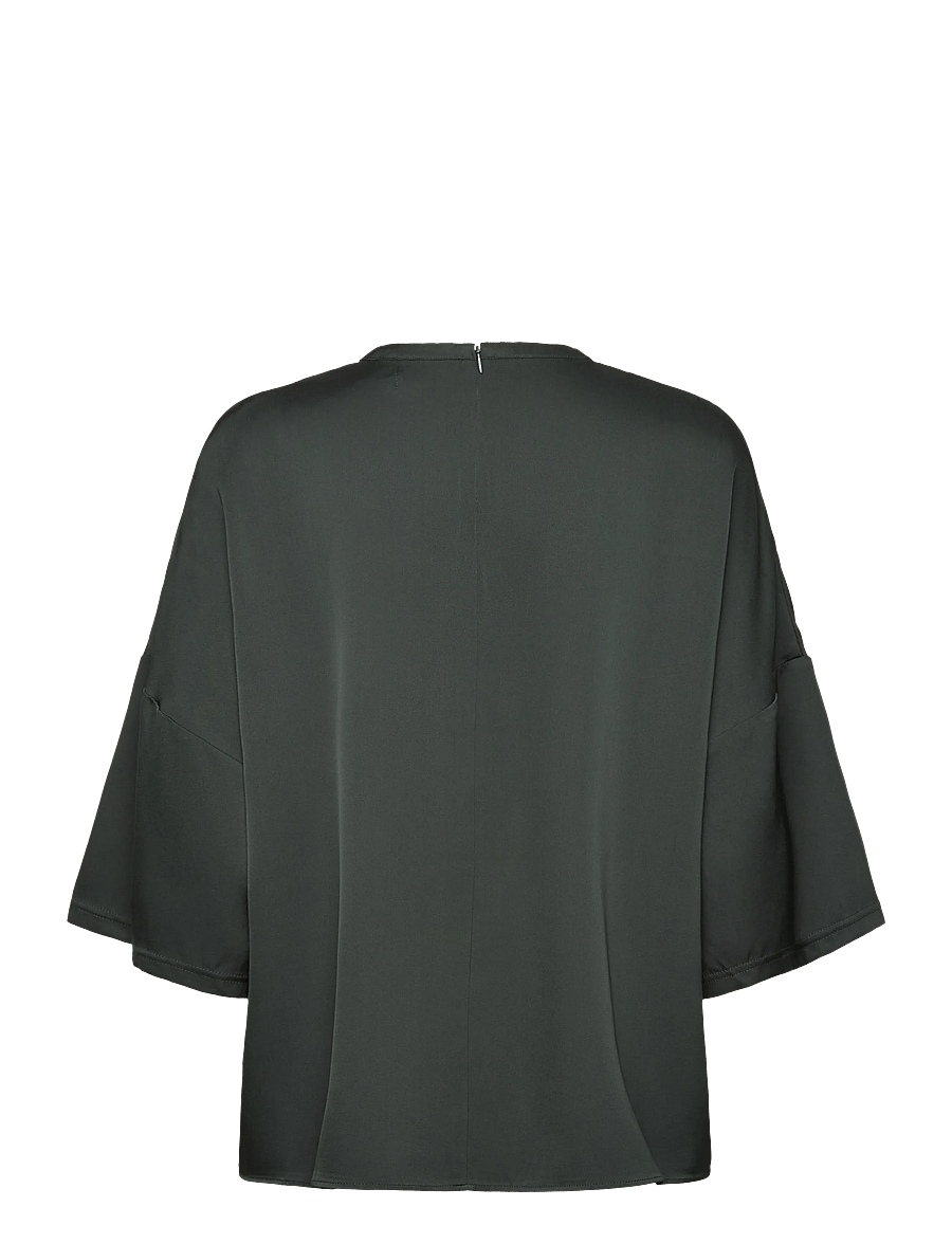 Ahlvar Gallery - Thess silk tee - t-shirts - deep forest - 2