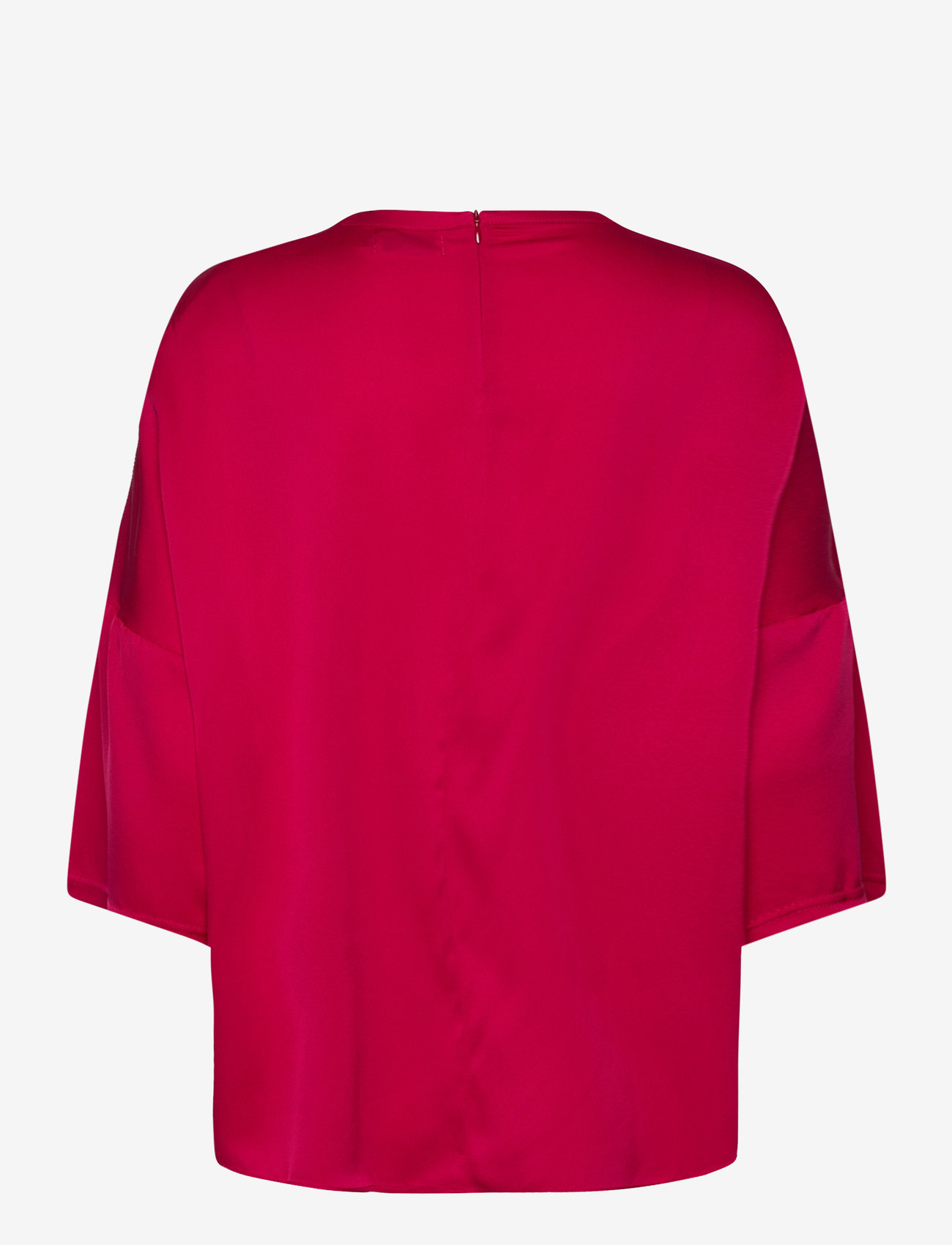Ahlvar Gallery - Thess silk tee - höstkläder - red - 1