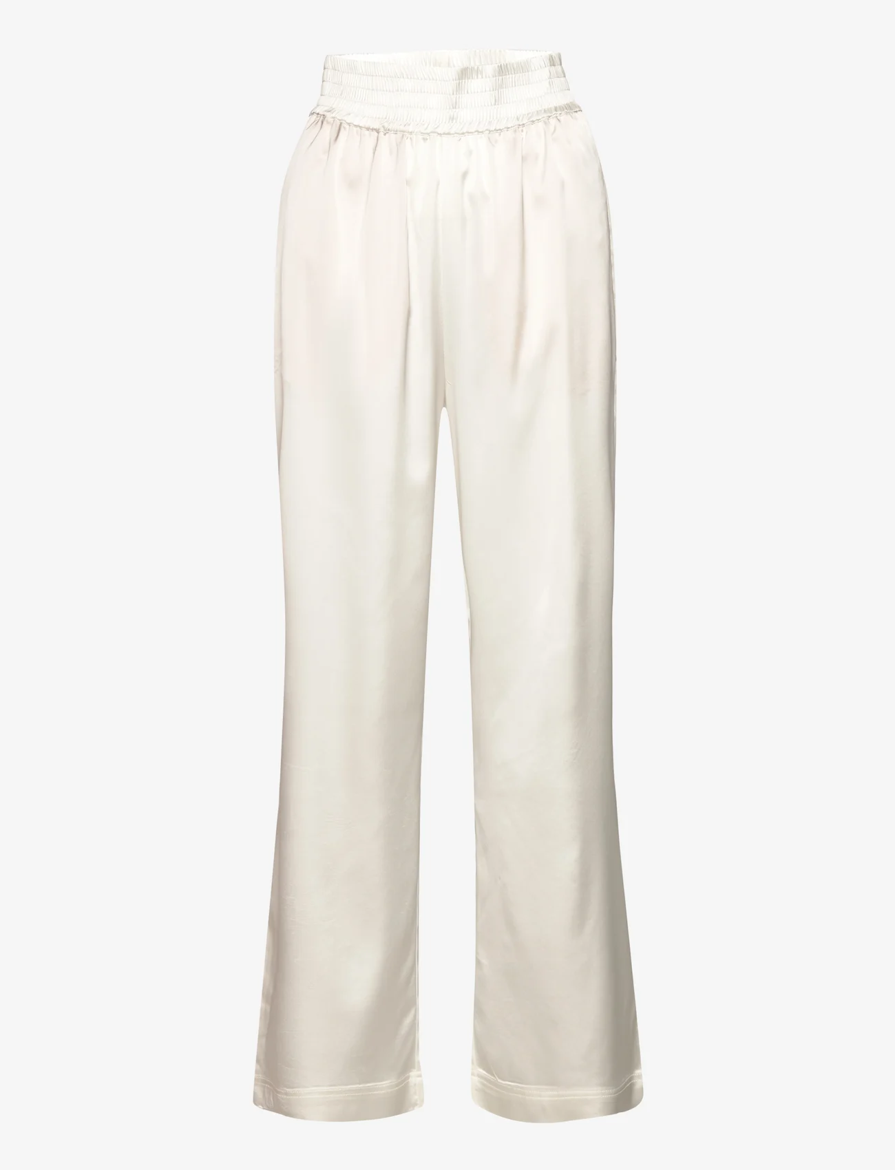 Ahlvar Gallery - Faith trousers - tiesaus kirpimo kelnės - off-white - 0