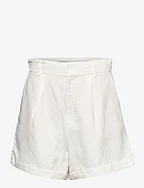 Noma linen shorts - OFF-WHITE