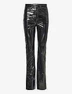 Aiko latex trousers - BLACK