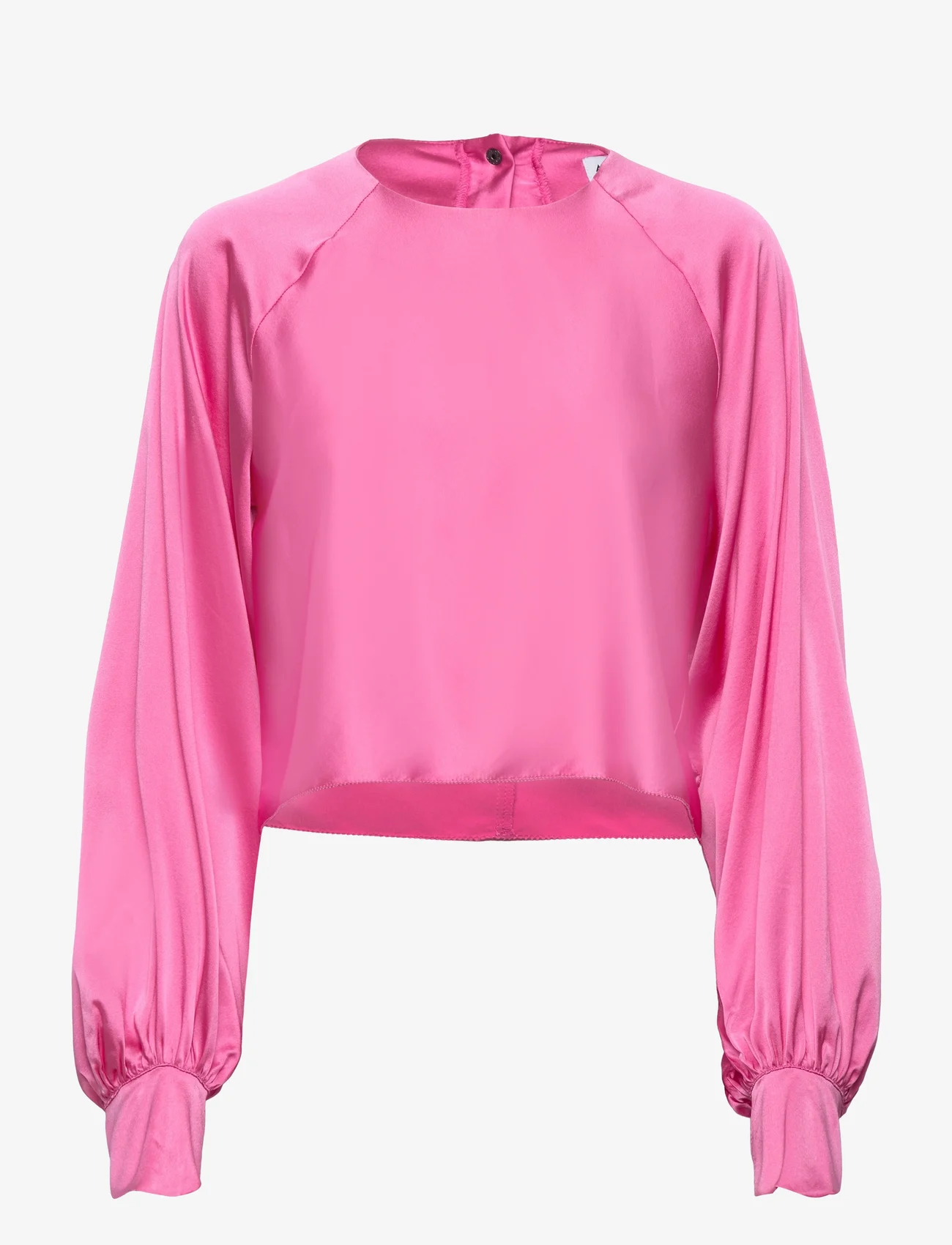 Ahlvar Gallery - Ida blouse - långärmade blusar - pink - 0