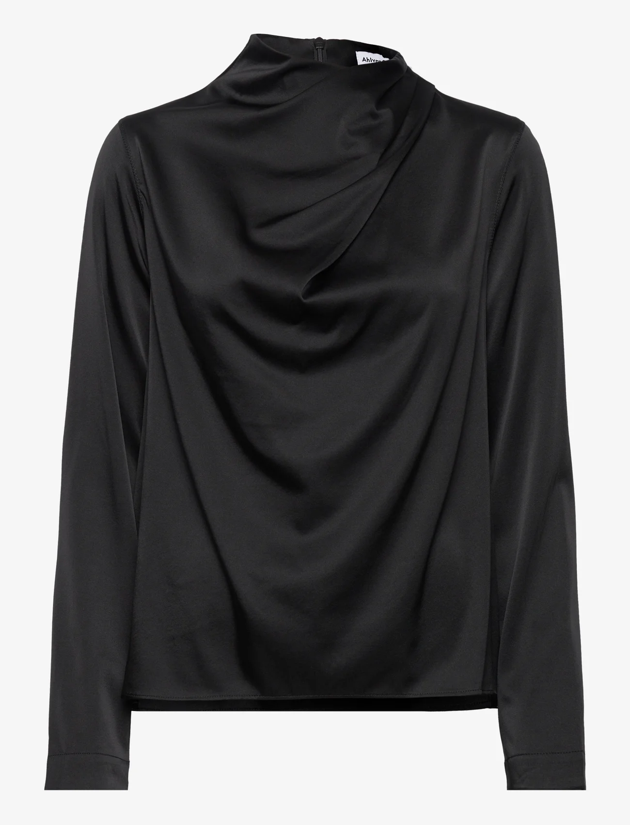 Ahlvar Gallery - Jade blouse - long sleeved blouses - black - 0