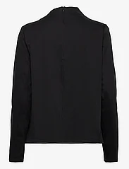 Ahlvar Gallery - Jade jersey blouse - långärmade blusar - black - 1