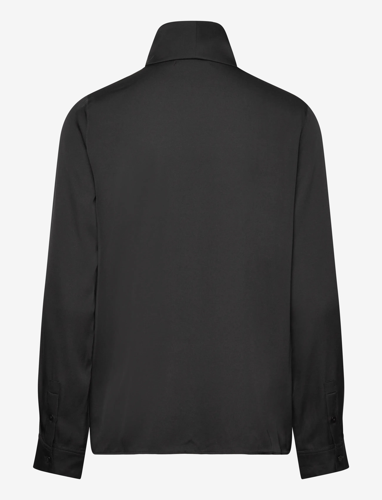 Ahlvar Gallery - Miki silk blouse - pikkade varrukatega pluusid - black - 1