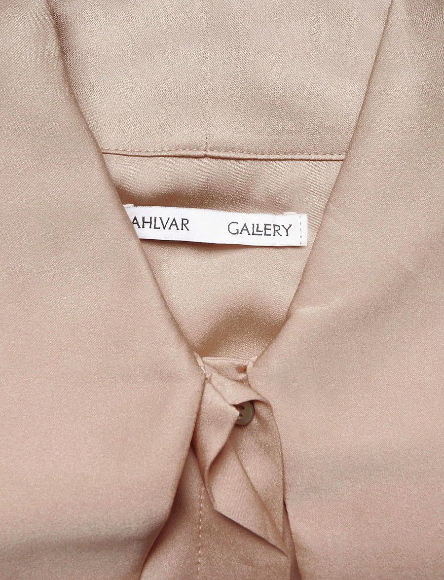 Ahlvar Gallery - Miki silk blouse - langærmede bluser - dusty pink - 4