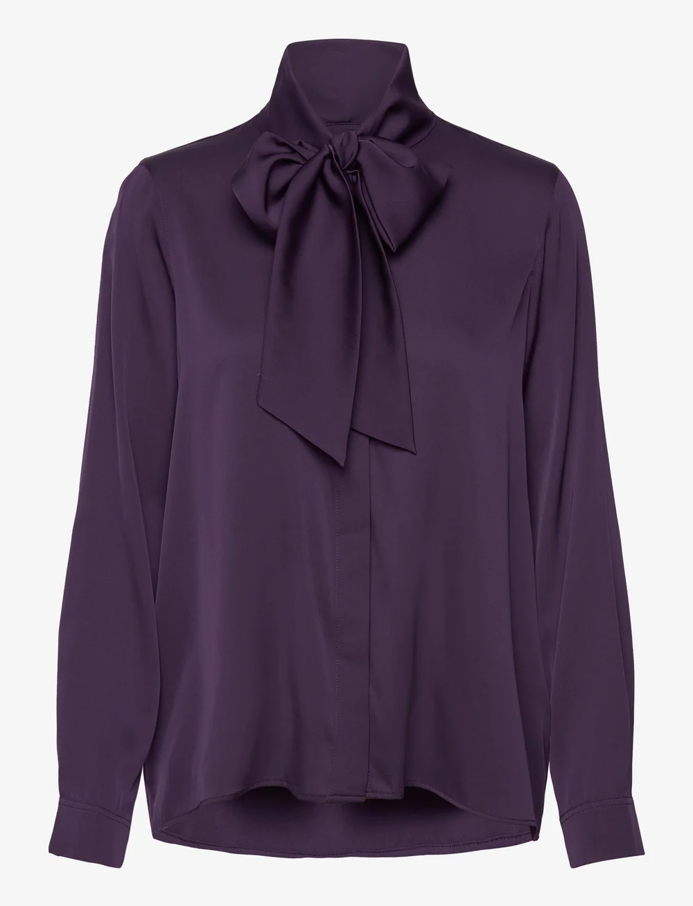 Ahlvar Gallery - Miki blouse - långärmade blusar - plum - 1