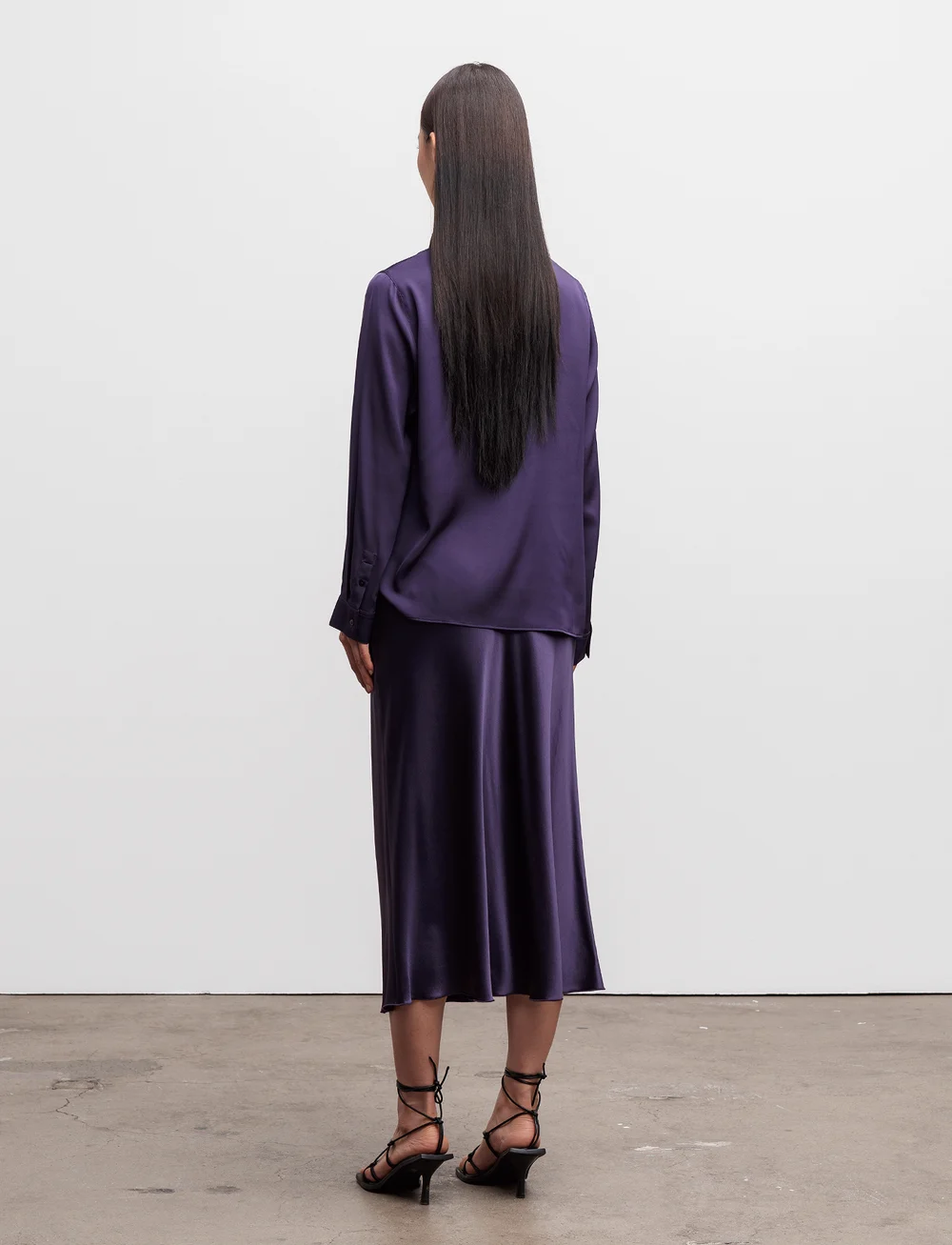 Ahlvar Gallery - Miki blouse - långärmade blusar - plum - 4