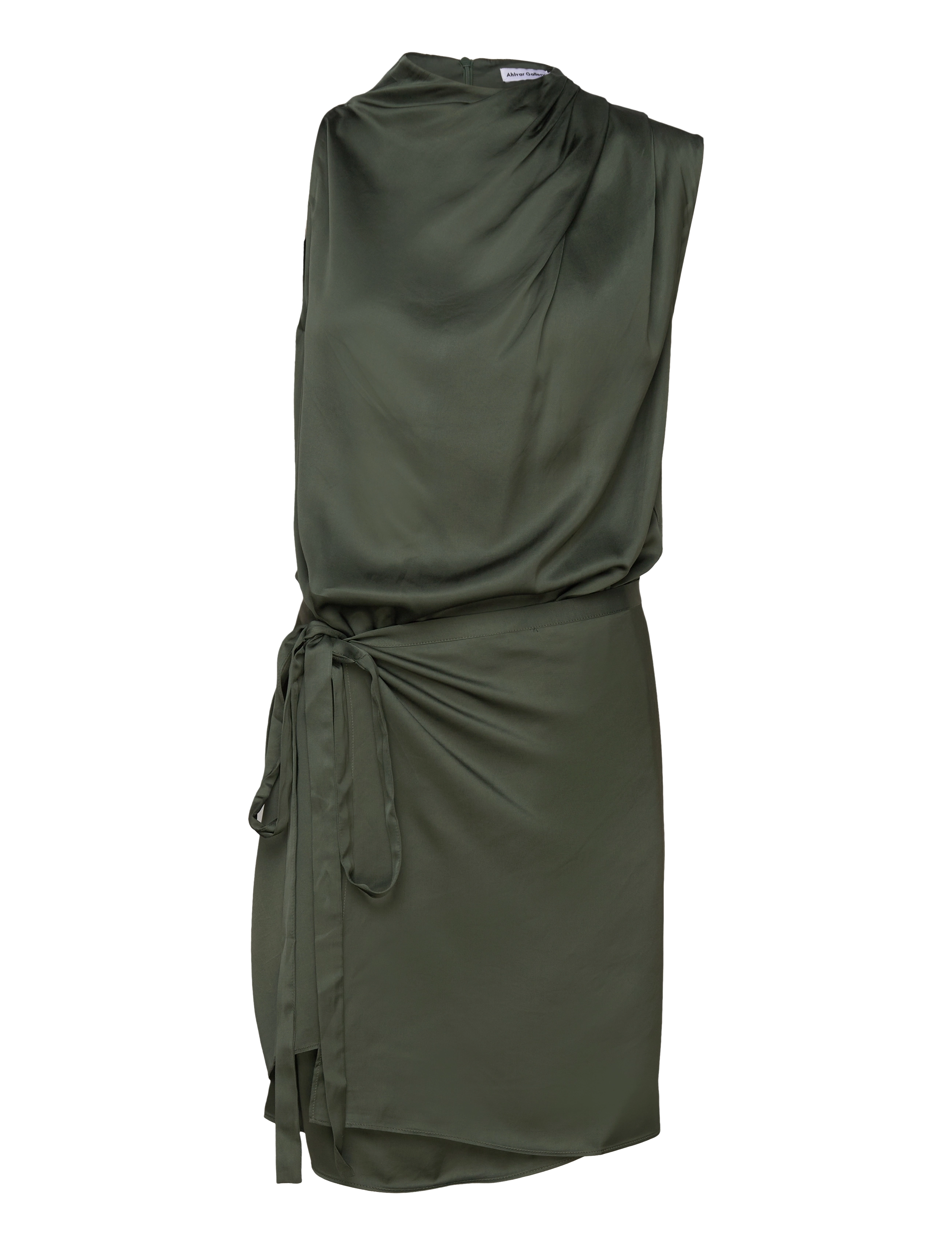 Ahlvar Gallery - Telly short dress - army green - 1