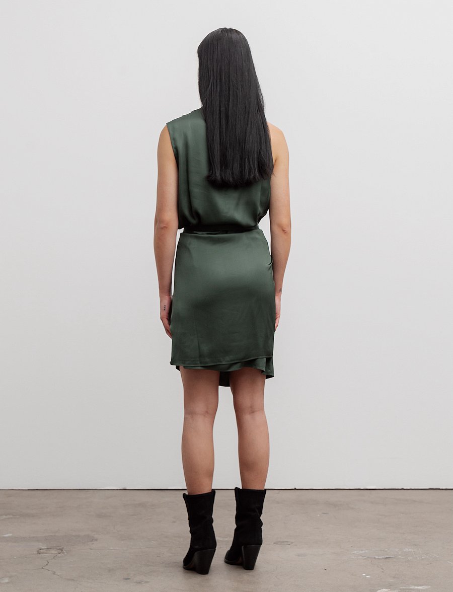 Ahlvar Gallery - Telly short dress - army green - 4