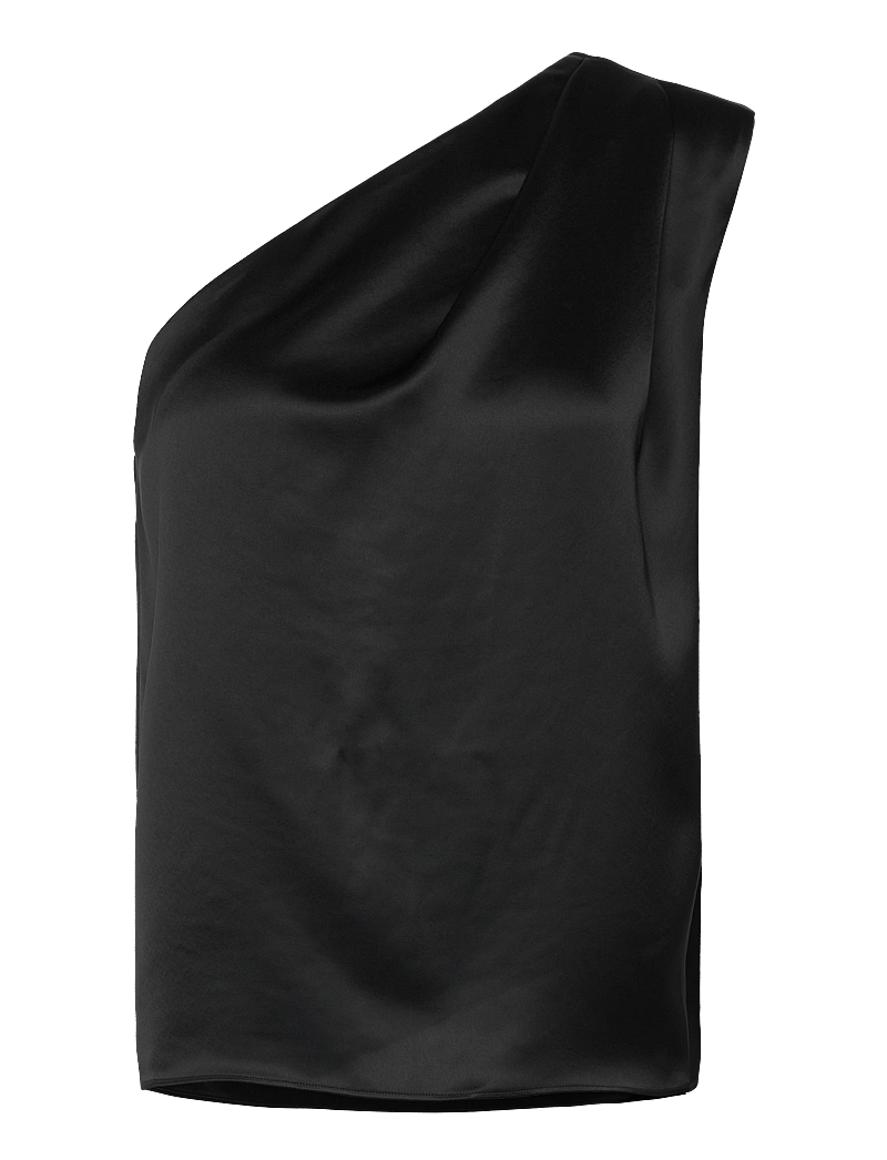 Ahlvar Gallery - Elle satin tank - black - 1