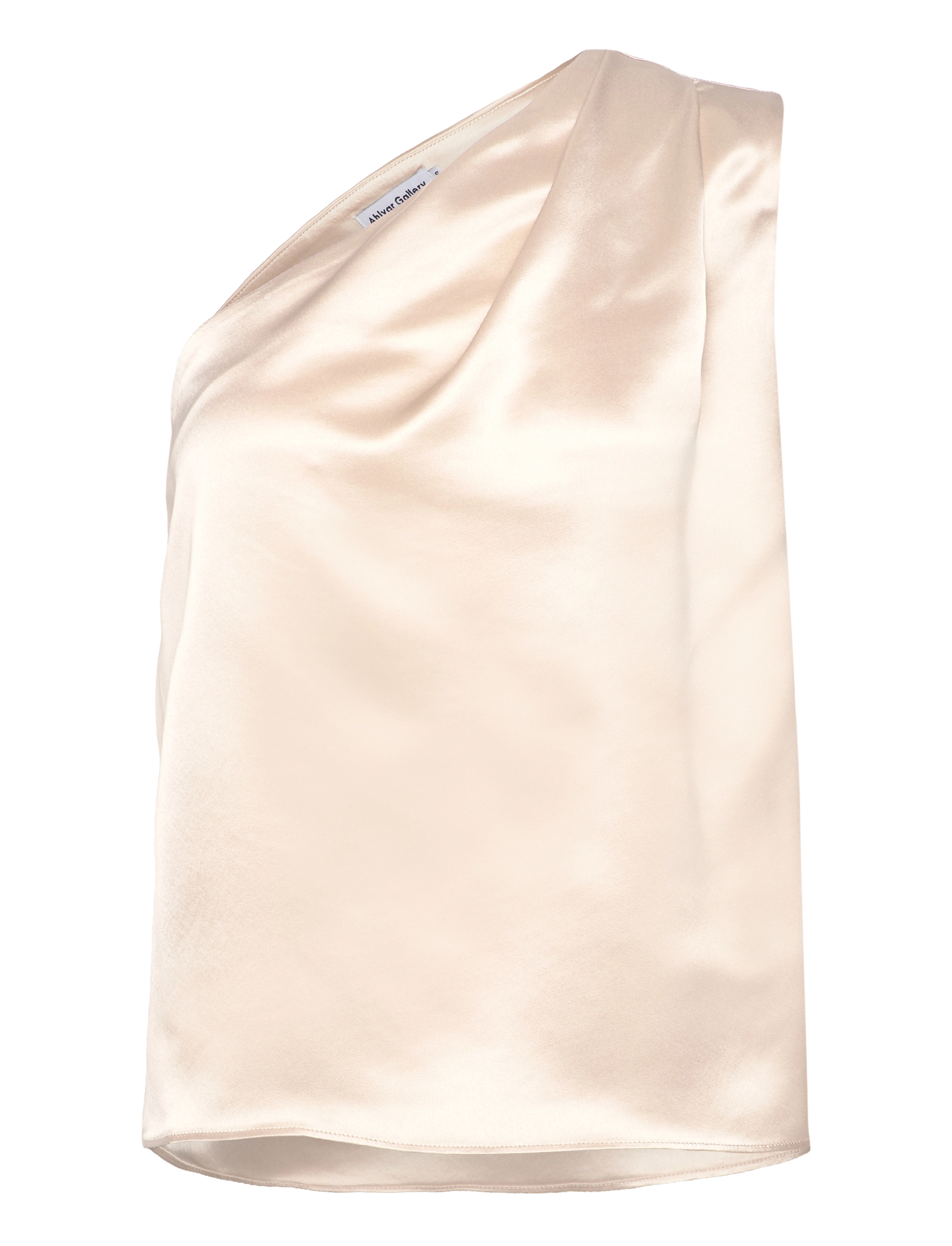 Ahlvar Gallery - Elle satin tank - cream - 1
