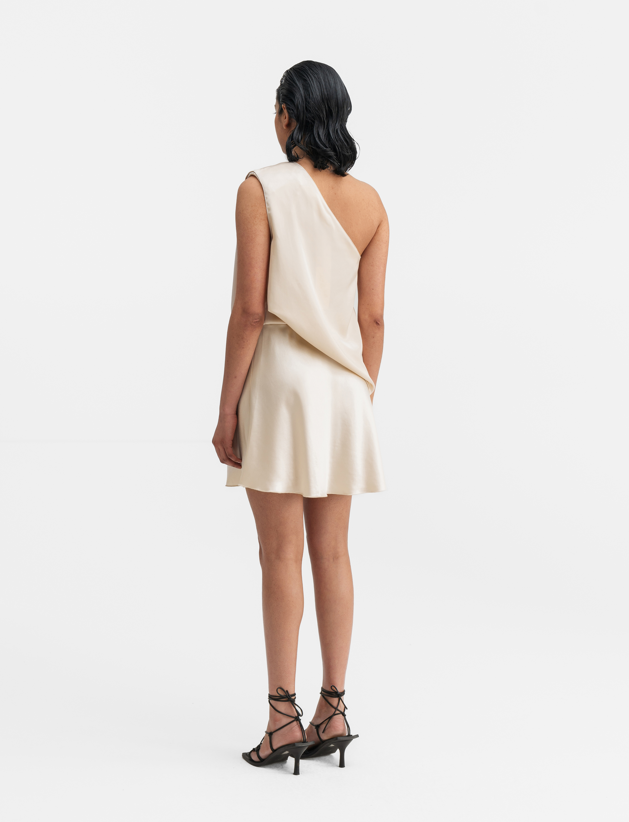 Ahlvar Gallery - Elle satin tank - cream - 4