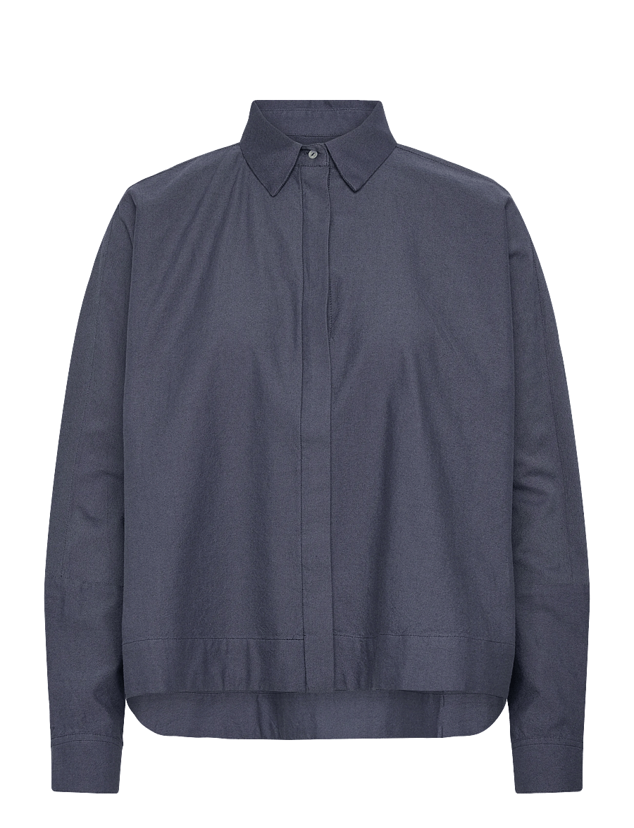 Ahlvar Gallery - Gigi oxford shirt - jeanshemden - blue grey - 1