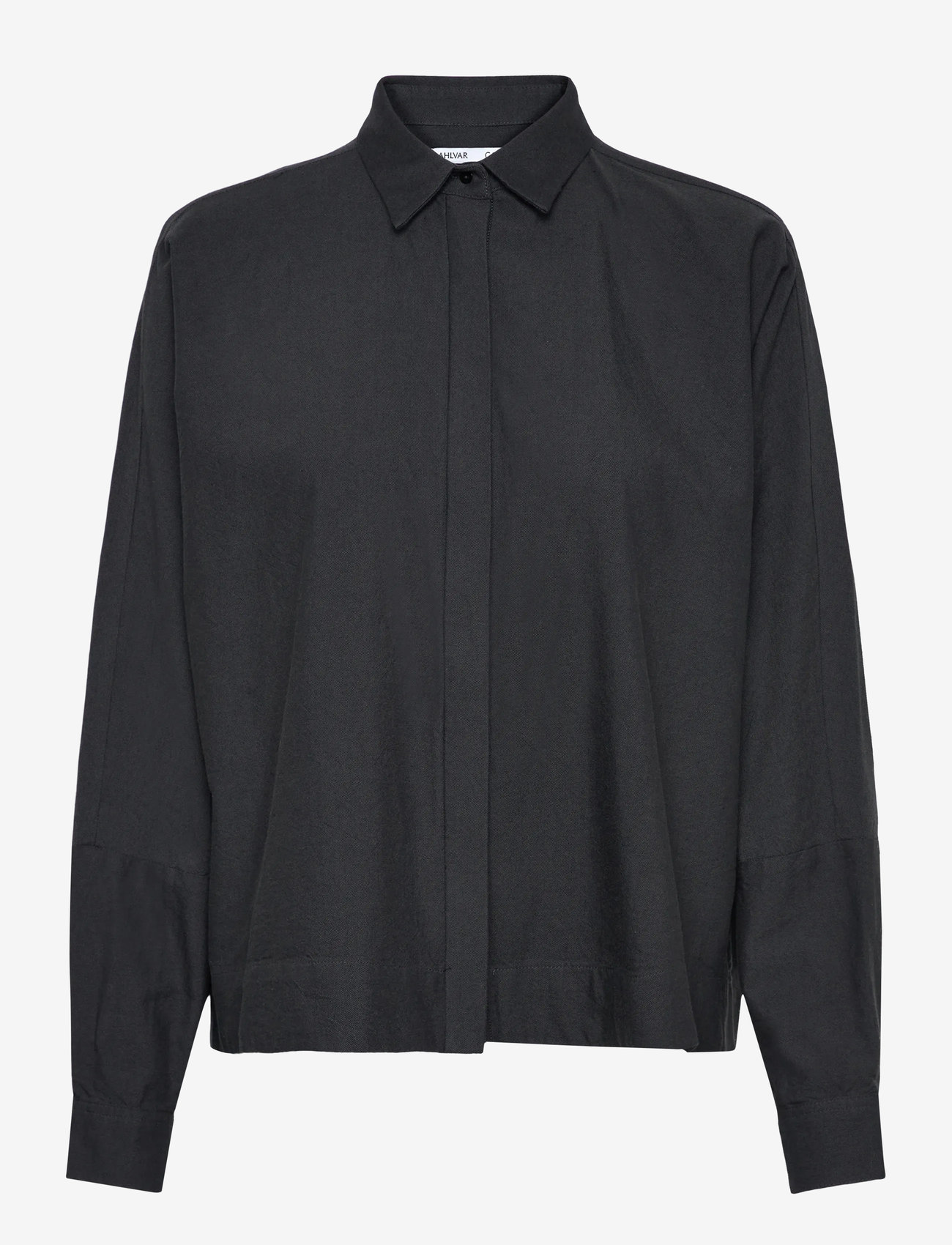 Ahlvar Gallery - Gigi oxford shirt - jeanshemden - dark grey - 0