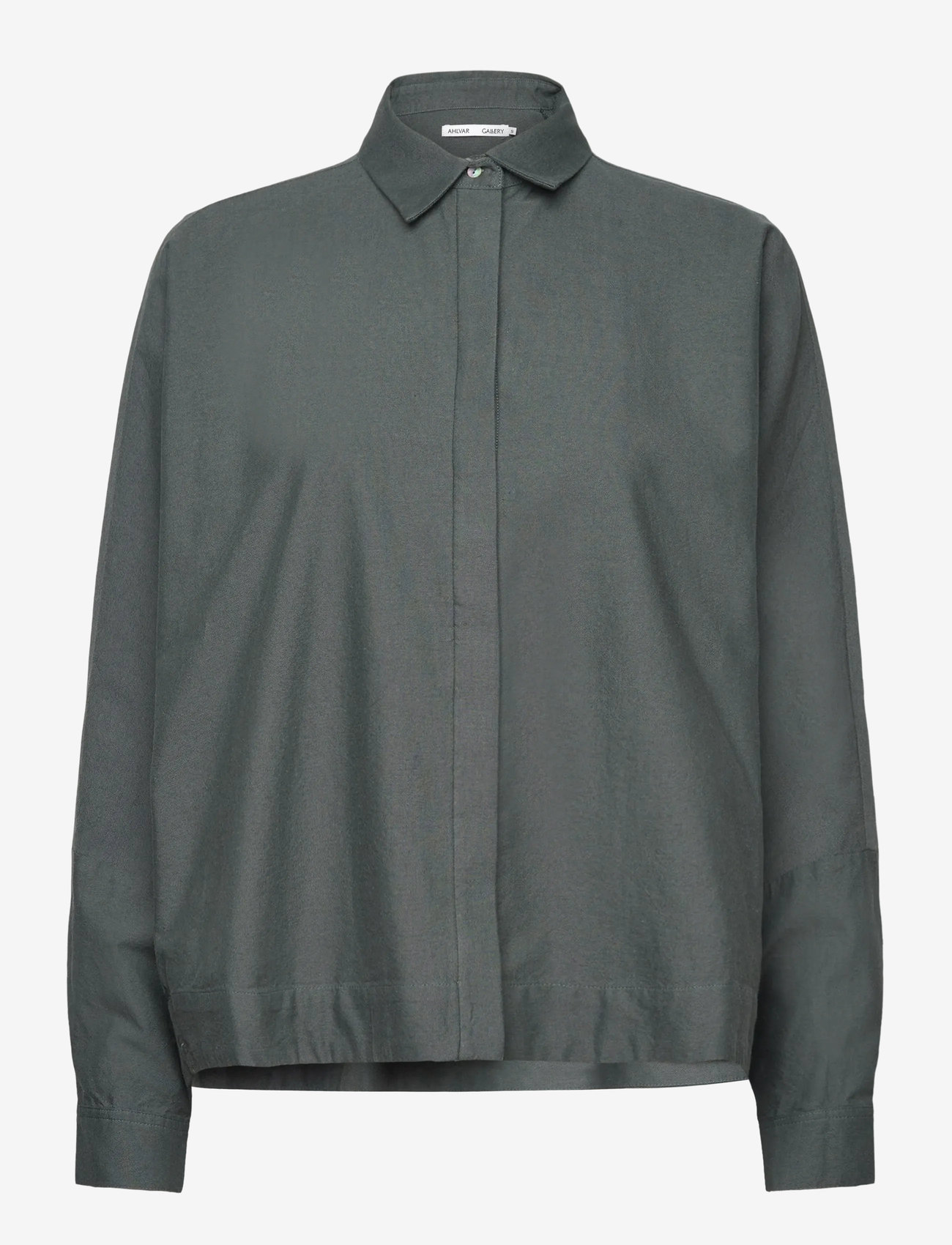 Ahlvar Gallery - Gigi oxford shirt - jeansskjortor - dark military - 1