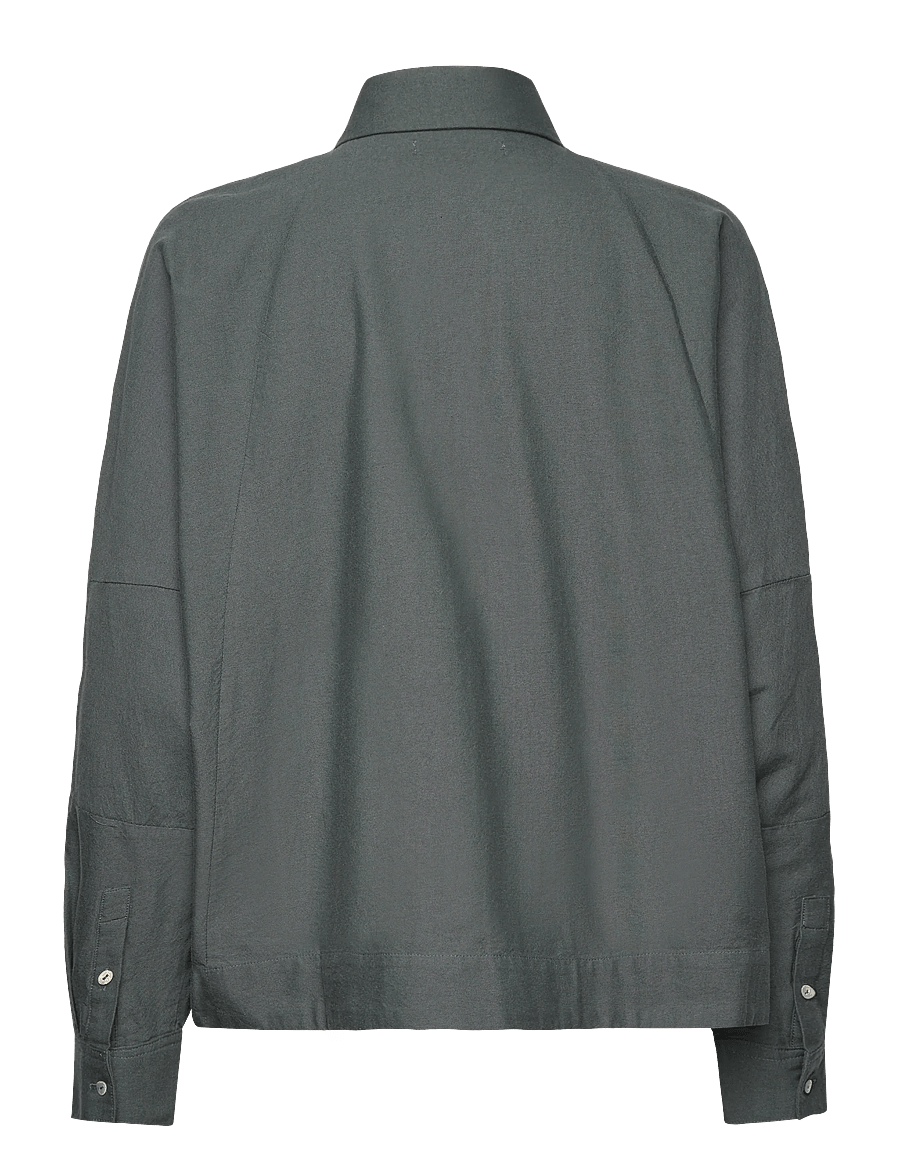 Ahlvar Gallery - Gigi oxford shirt - denimskjorter - dark military - 2