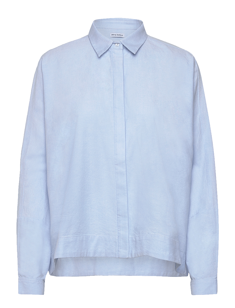 Ahlvar Gallery - Gigi oxford shirt - denimskjorter - light blue - 1
