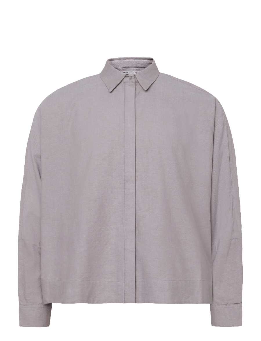 Ahlvar Gallery - Gigi oxford shirt - denim shirts - light brown - 1