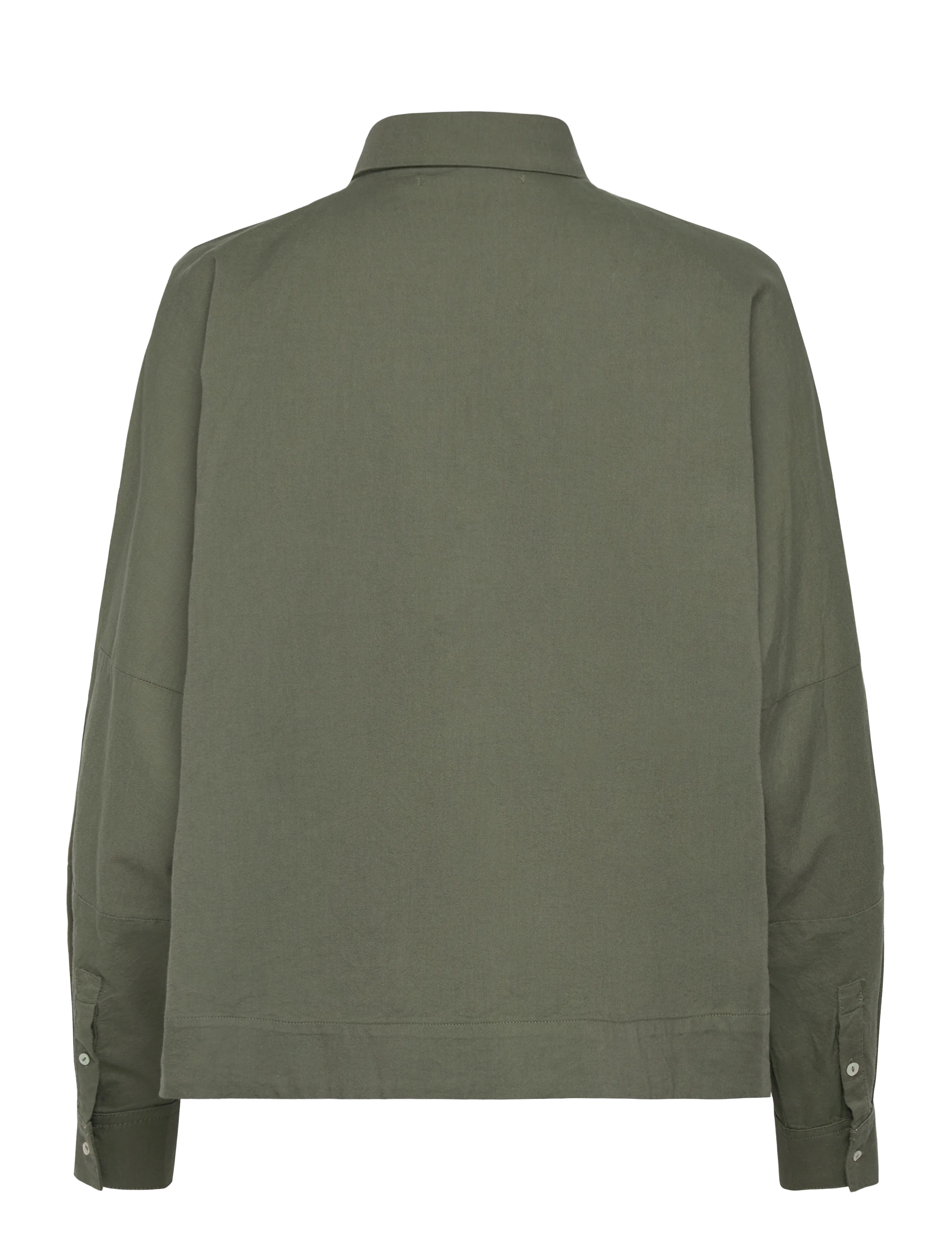 Ahlvar Gallery - Gigi oxford shirt - denimskjorter - olive green - 2