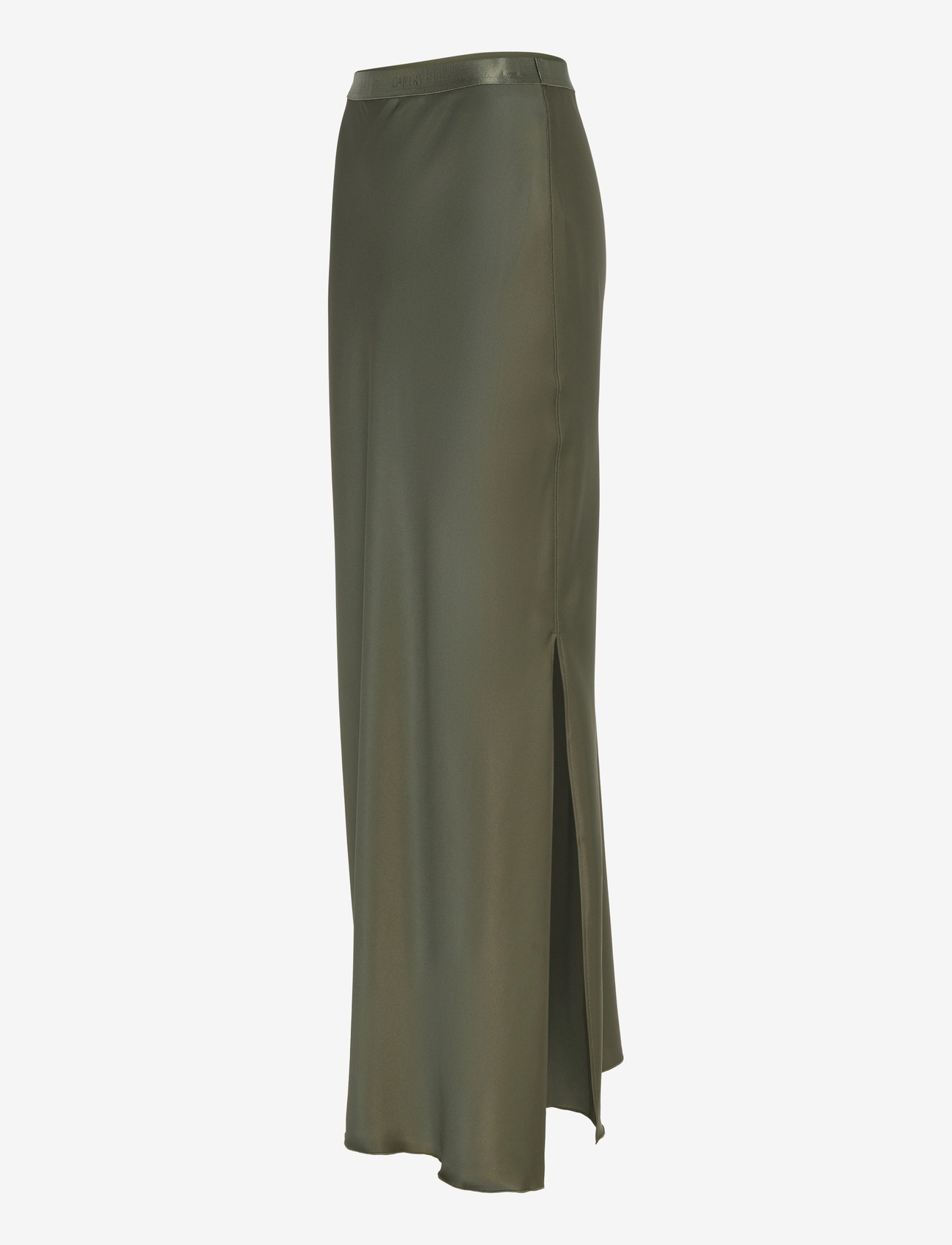 Ahlvar Gallery - Hana long logo skirt - maksiseelikud - olive green - 3