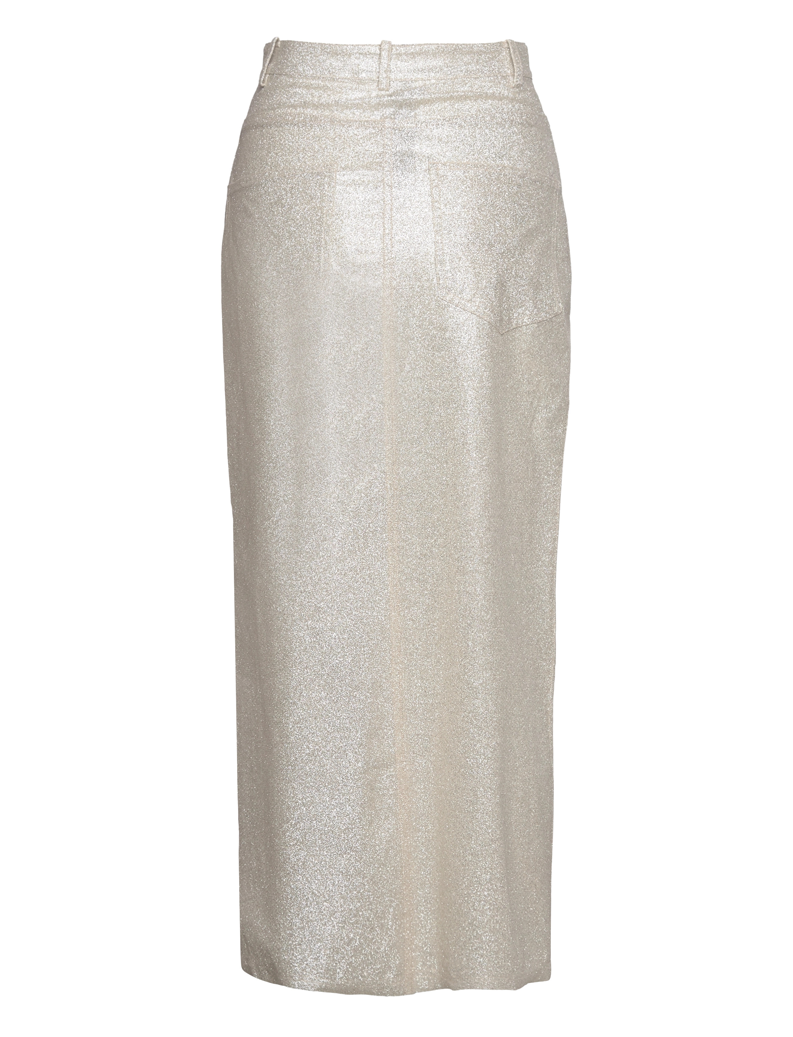Ahlvar Gallery - Mika shimmer skirt - midi-röcke - cream - 1