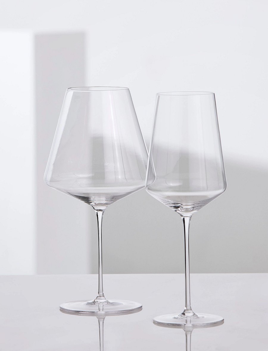 Aida - Ultima Mouthblown crystal glass White 460 ml. 2 pcs. giftbox - weißweingläser - clear - 0