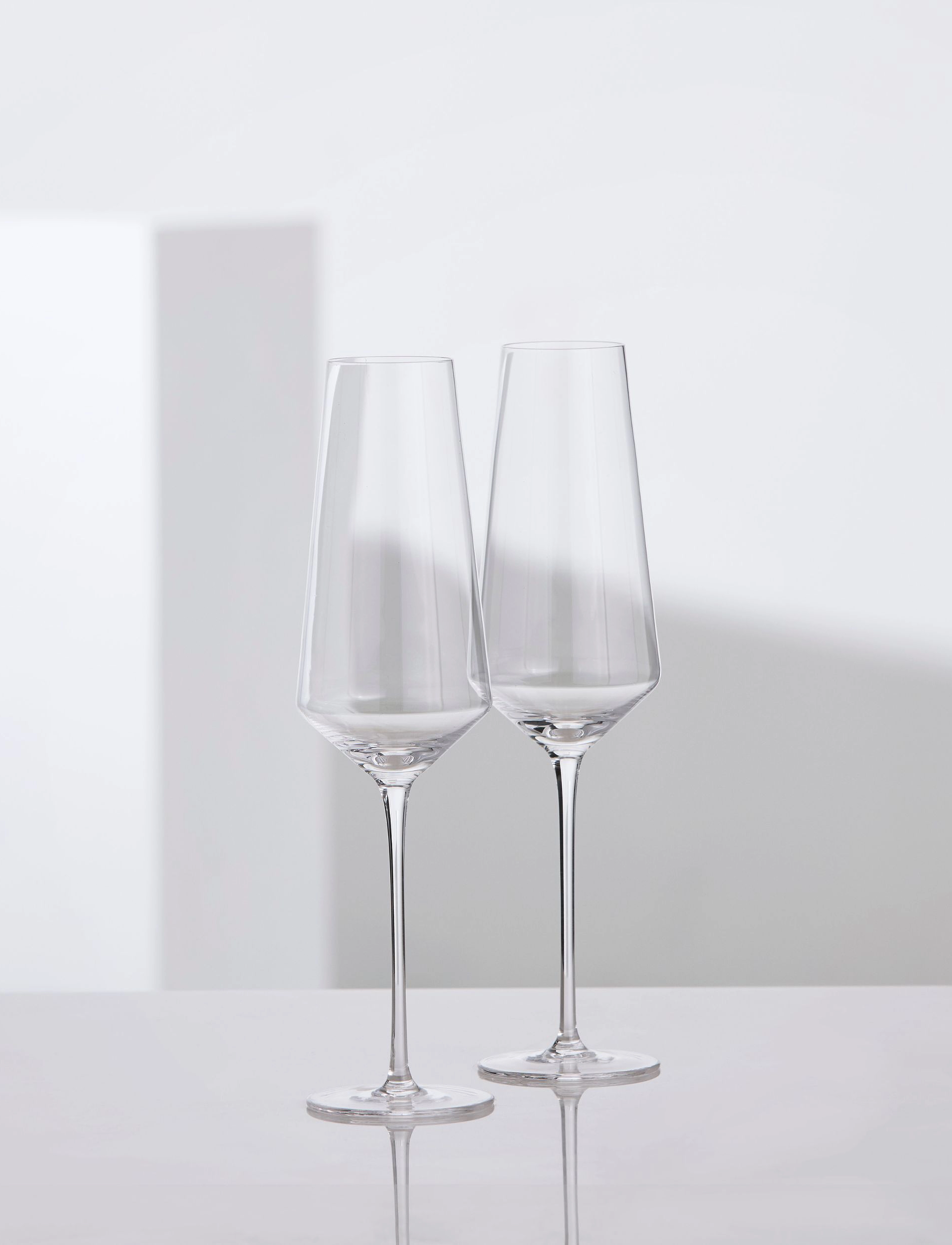 Aida Ultima Mouthblown Crystal Glass Champagne 280 ml 2 Pcs. Giftbox, One Size, Nude, Glas > Champagneglas, Unisex