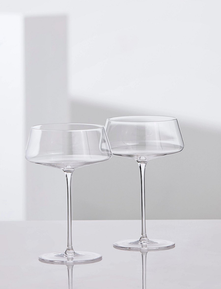Aida - Ultima Mouthblown crystal glass Cocktail 340 ml. 2 pcs. giftbox - nach preis einkaufen - clear - 0