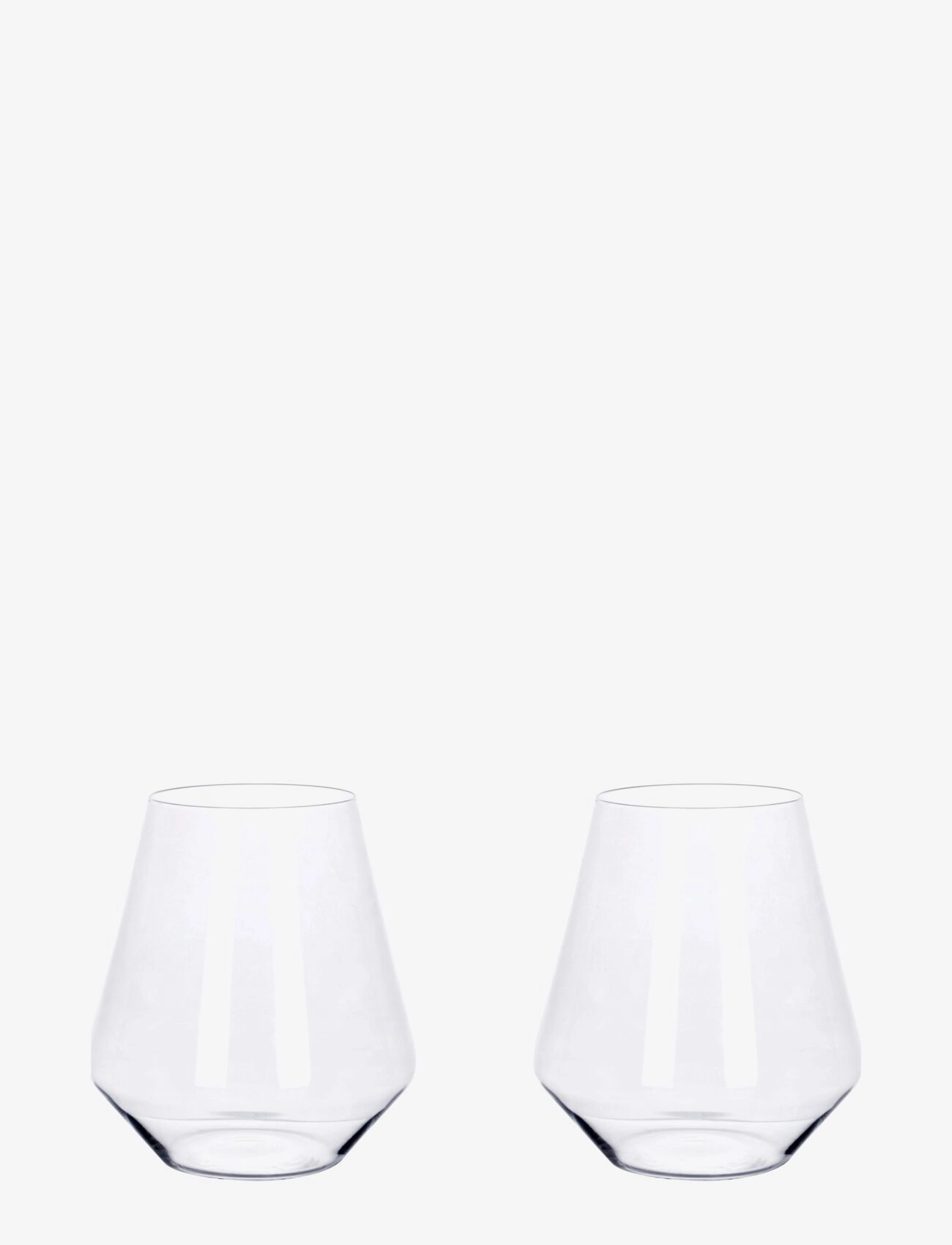 Aida Ultima Mouthblown Crystal Glass Water 530 Ml. 2 Pcs. Giftbox, Drikkeglas, Nude, Str: ONE SIZE