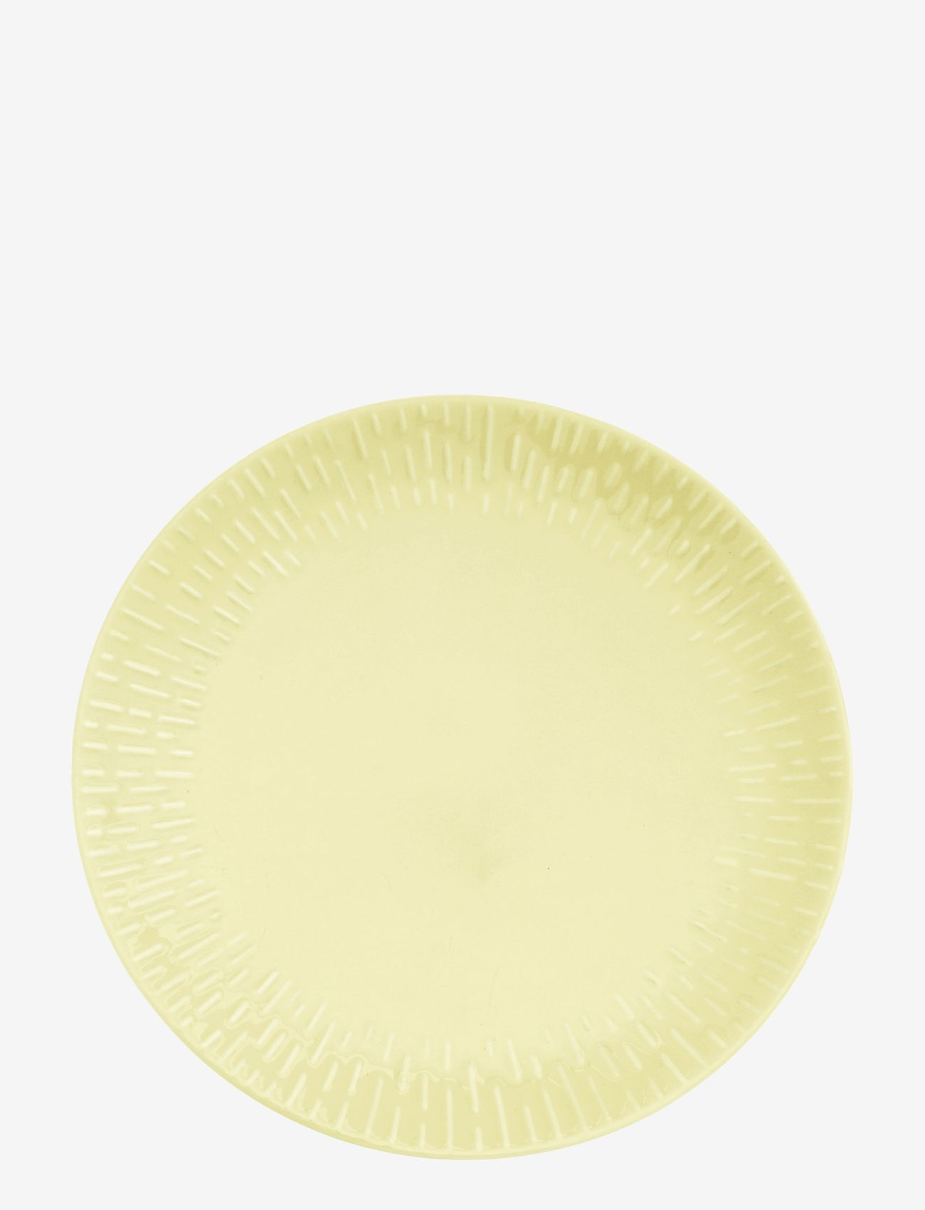 Aida - Confetti Lemon middags tallerken m/relief porcelæn 1 stk 27,5 cm - speiseteller - lemon - 1