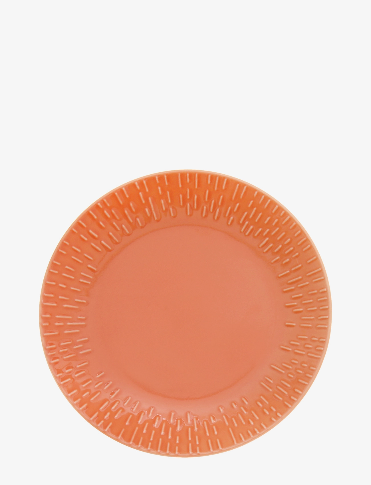 AIDA Confetti Apricot Dessert Tall. M/Relief Porcelæn 1 Stk 21 Cm. Orange - One Sizex21.8 - Unisex