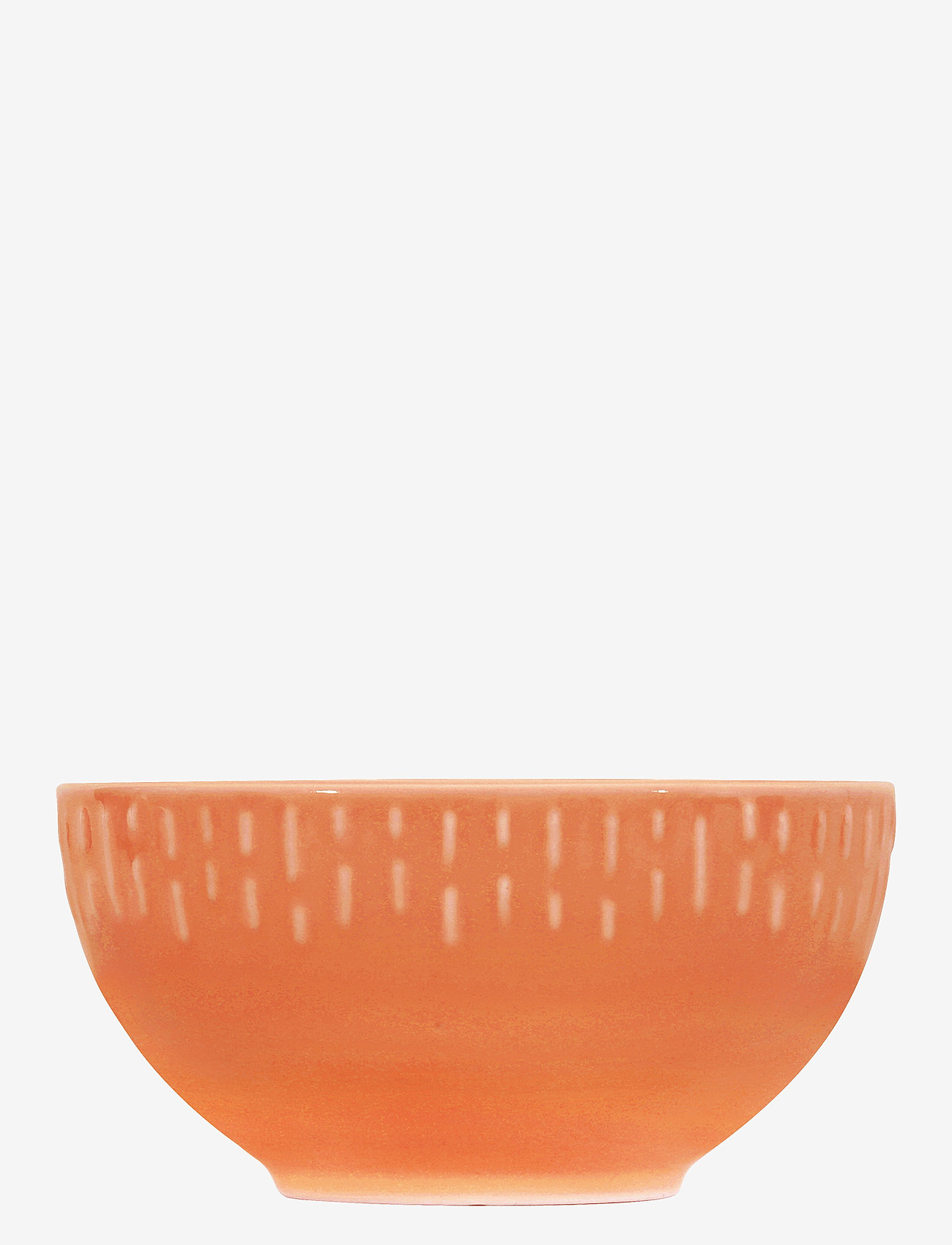 Aida - Confetti Apricot skål m/relief porcelæn 14 cm. - morgenmadsskåle - apricot - 1