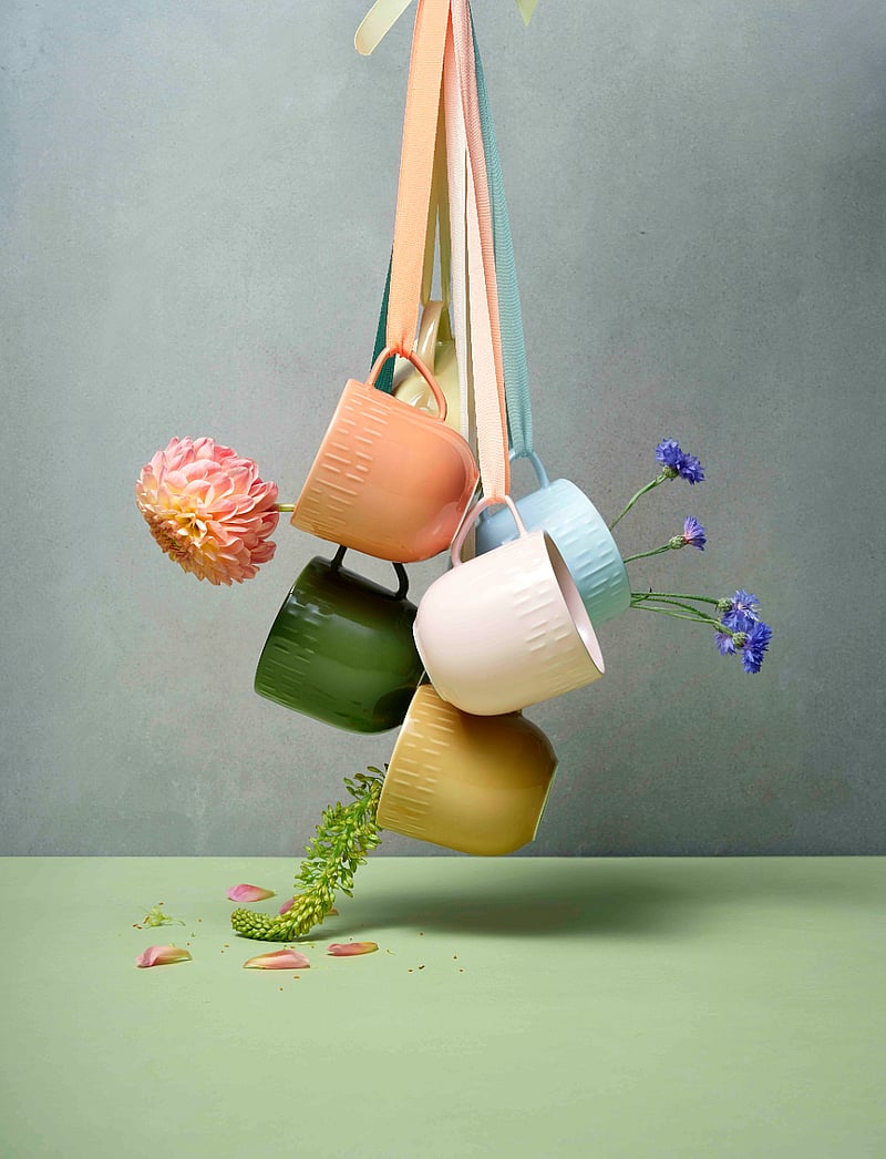 Aida - Confetti Candyfloss krus m/relief porcelæn 1 stk 35 cl. - osta hinna alusel - candy floss - 1