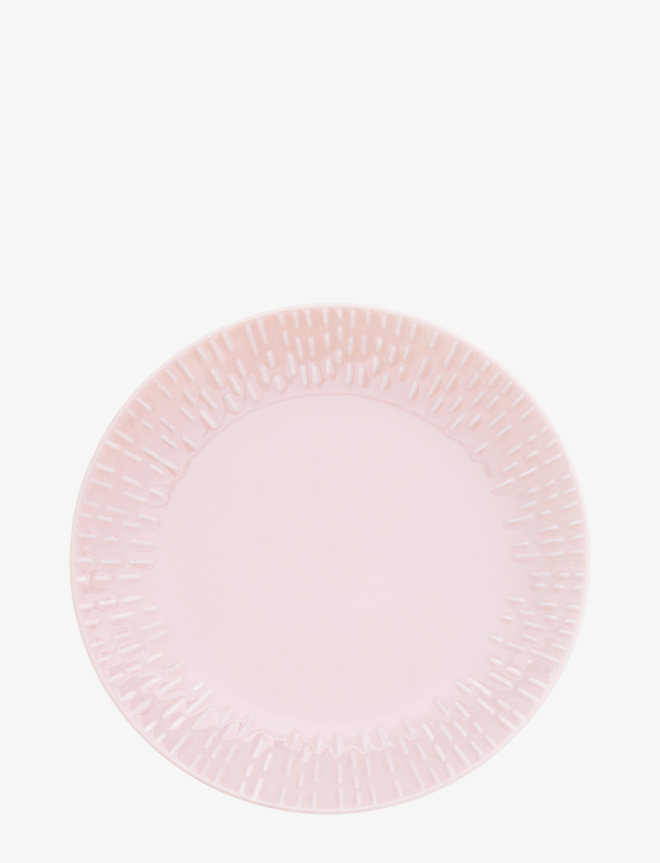 AIDA Confetti Dessert Plate W/Relief 1 Pcs Giftbox Pink - Ø 21.8 CMx21.8 - Unisex