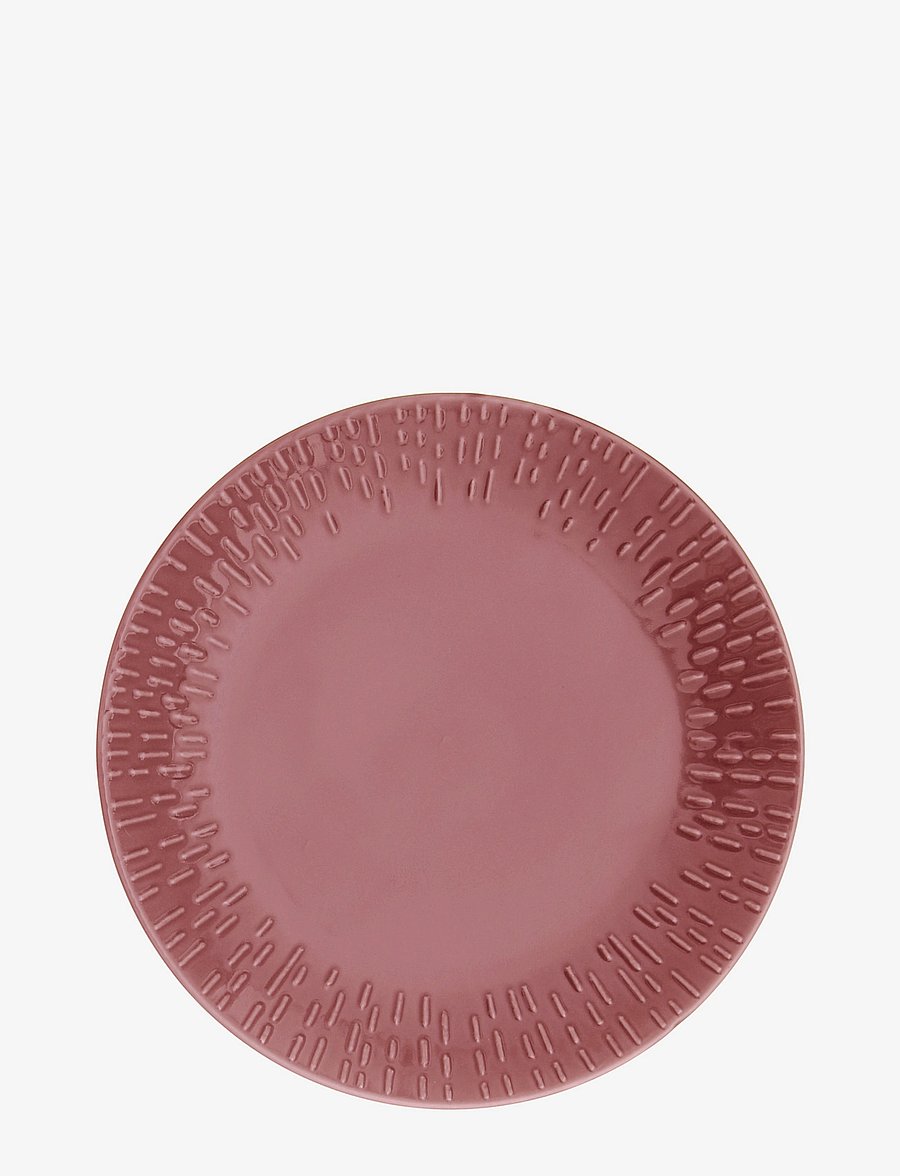 Aida - Confetti dessert plate w/relief 1 pcs giftbox - frühstücksteller - bordeaux - 1