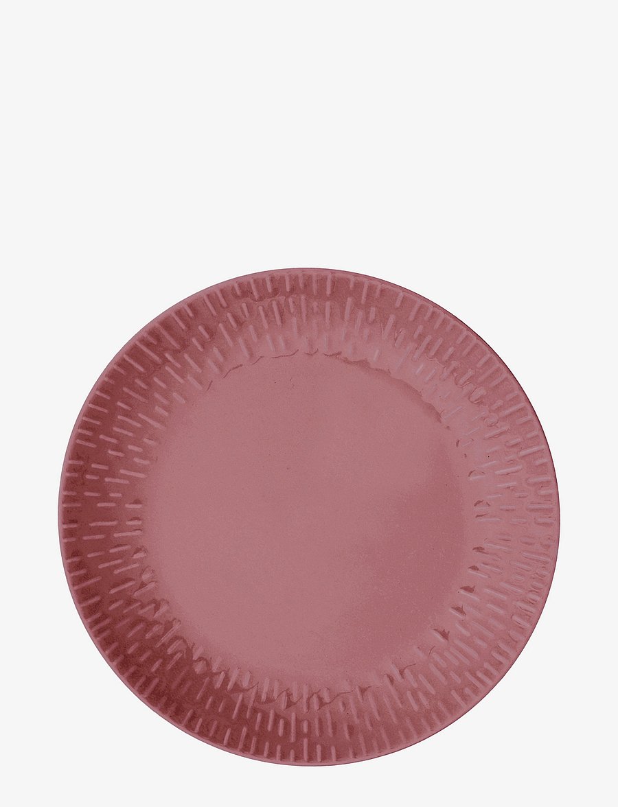 Aida - Confetti lunch plate w/relief 1 pcs . giftbox - frühstücksteller - bordeaux - 1