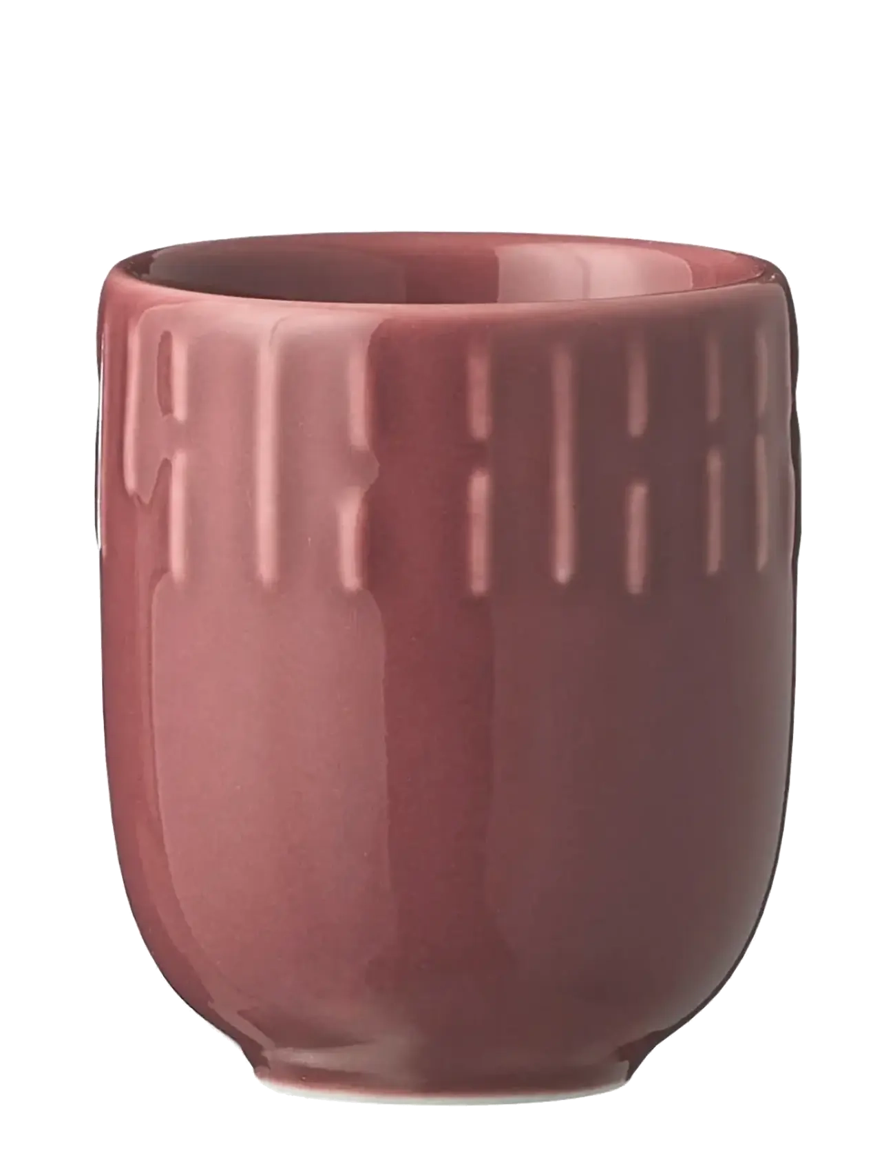 Aida Confetti Bordeaux mini kop med relief Porcelæn 5 cl. - Cups & Mugs - BORDEAUX / burgundy